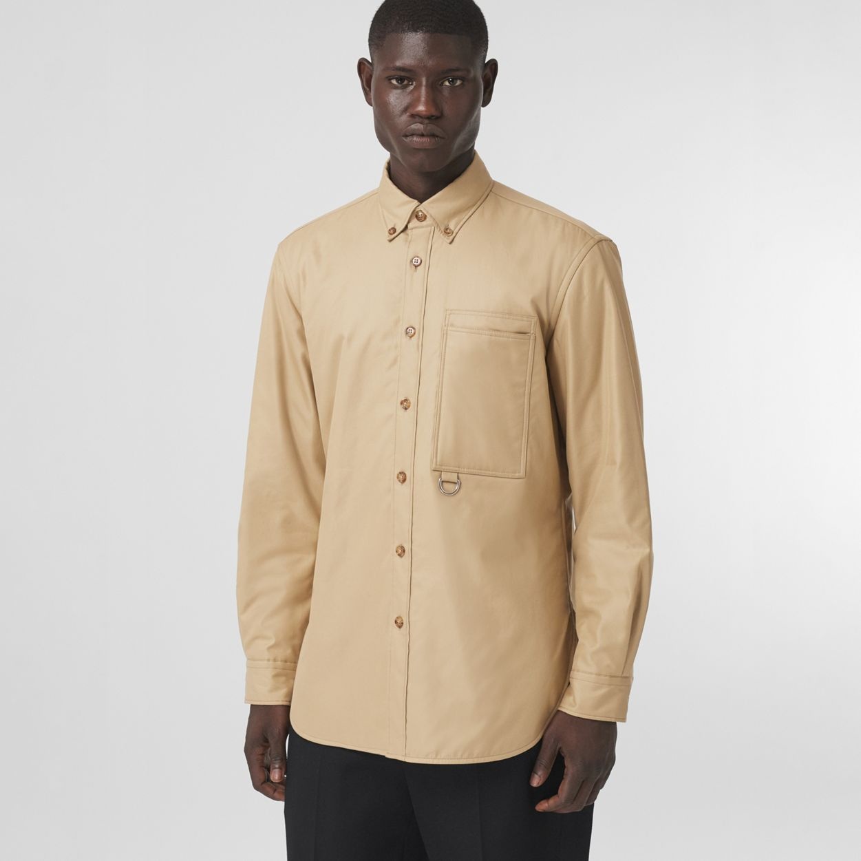 Embroidered Logo Cotton Shirt - 6