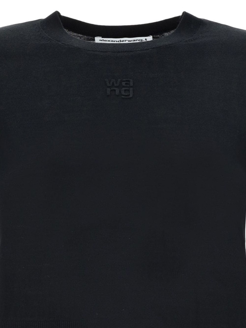 Alexander Wang logo-debossed top outlook