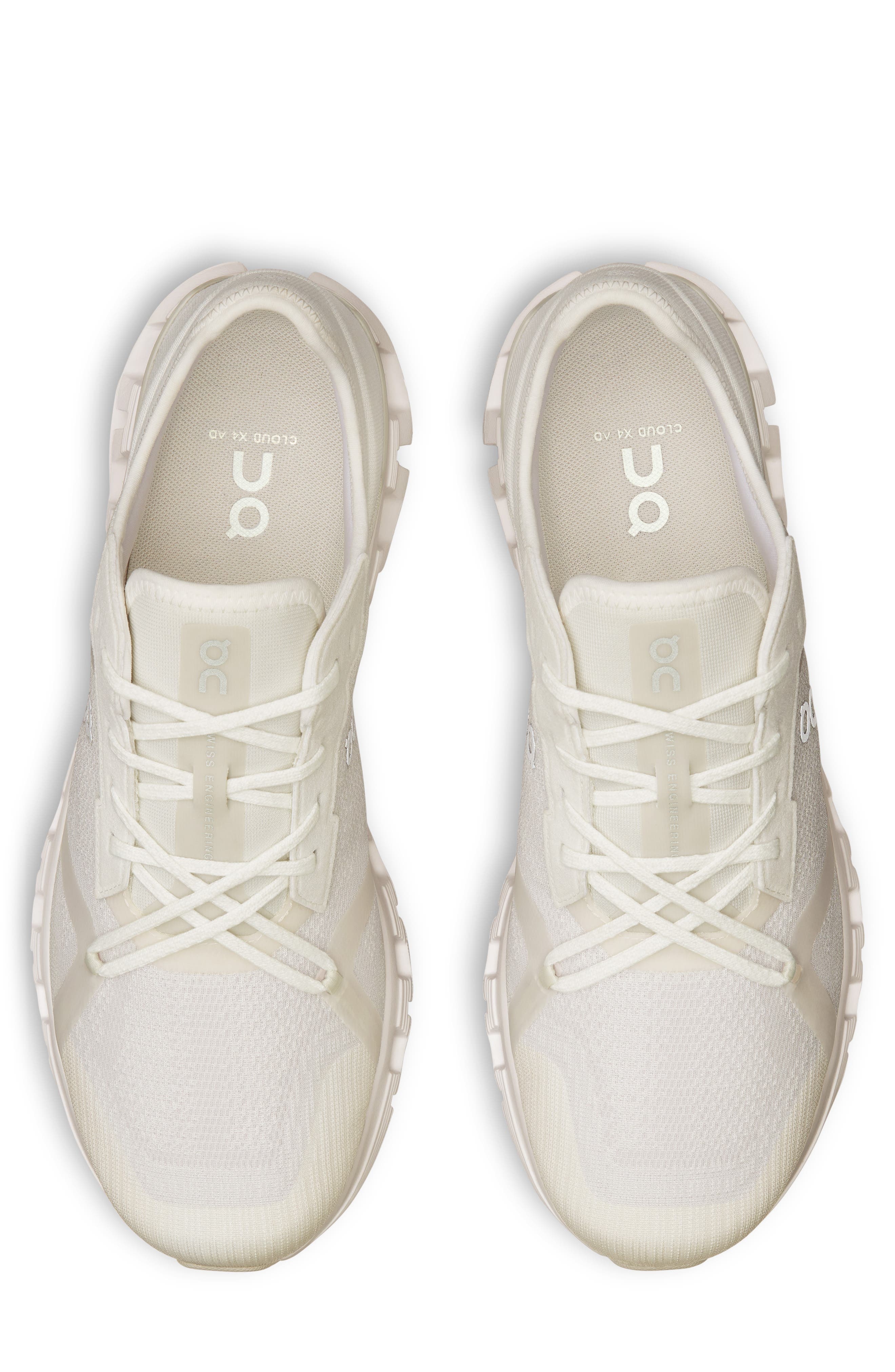 On Cloud X 4 AD Athletic Shoe in White/Wolf at Nordstrom - 3