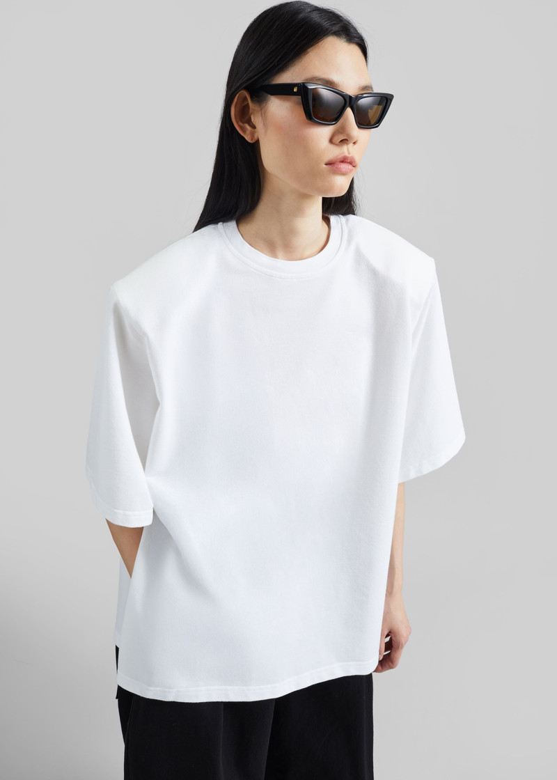Hugo Padded T-Shirt - White 6