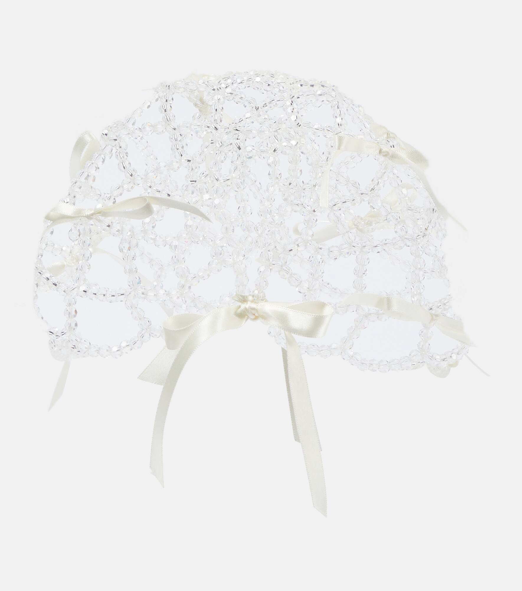 Bridal crystal-embellished veil - 4