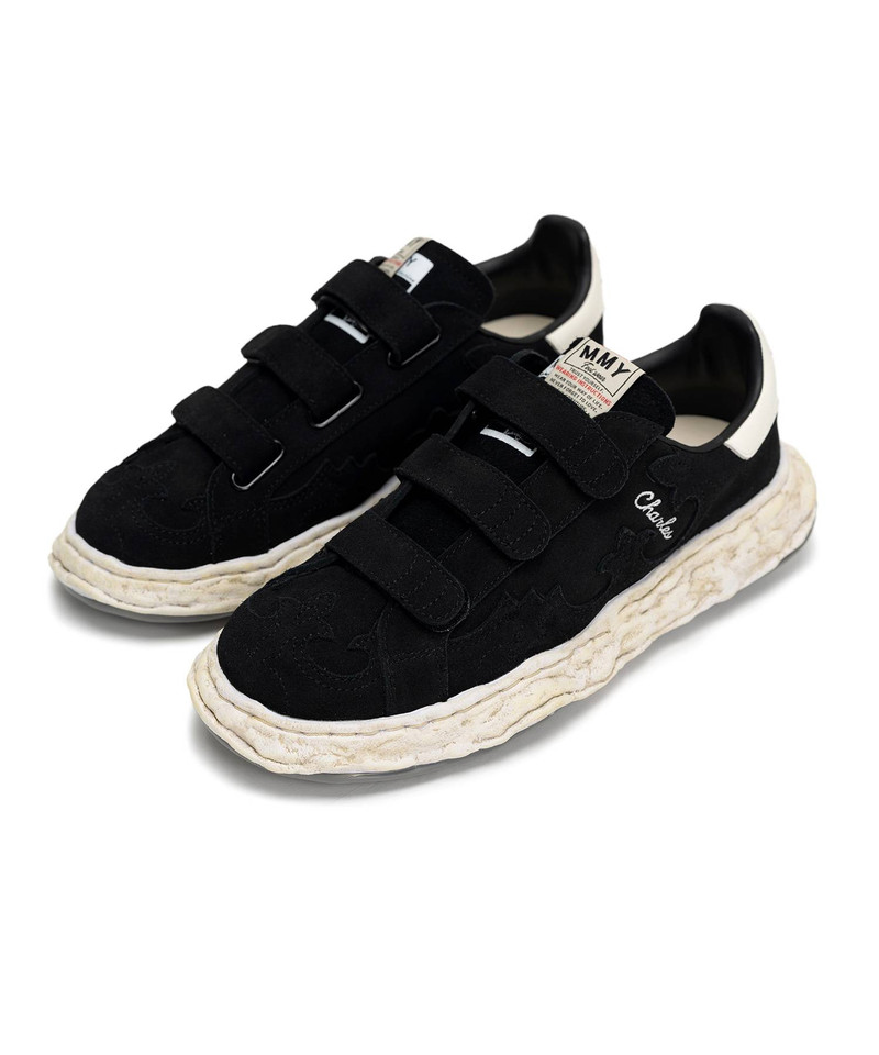"CHARLES"OG Sole Western Detail Suede Low-top Verclo Sneaker 16