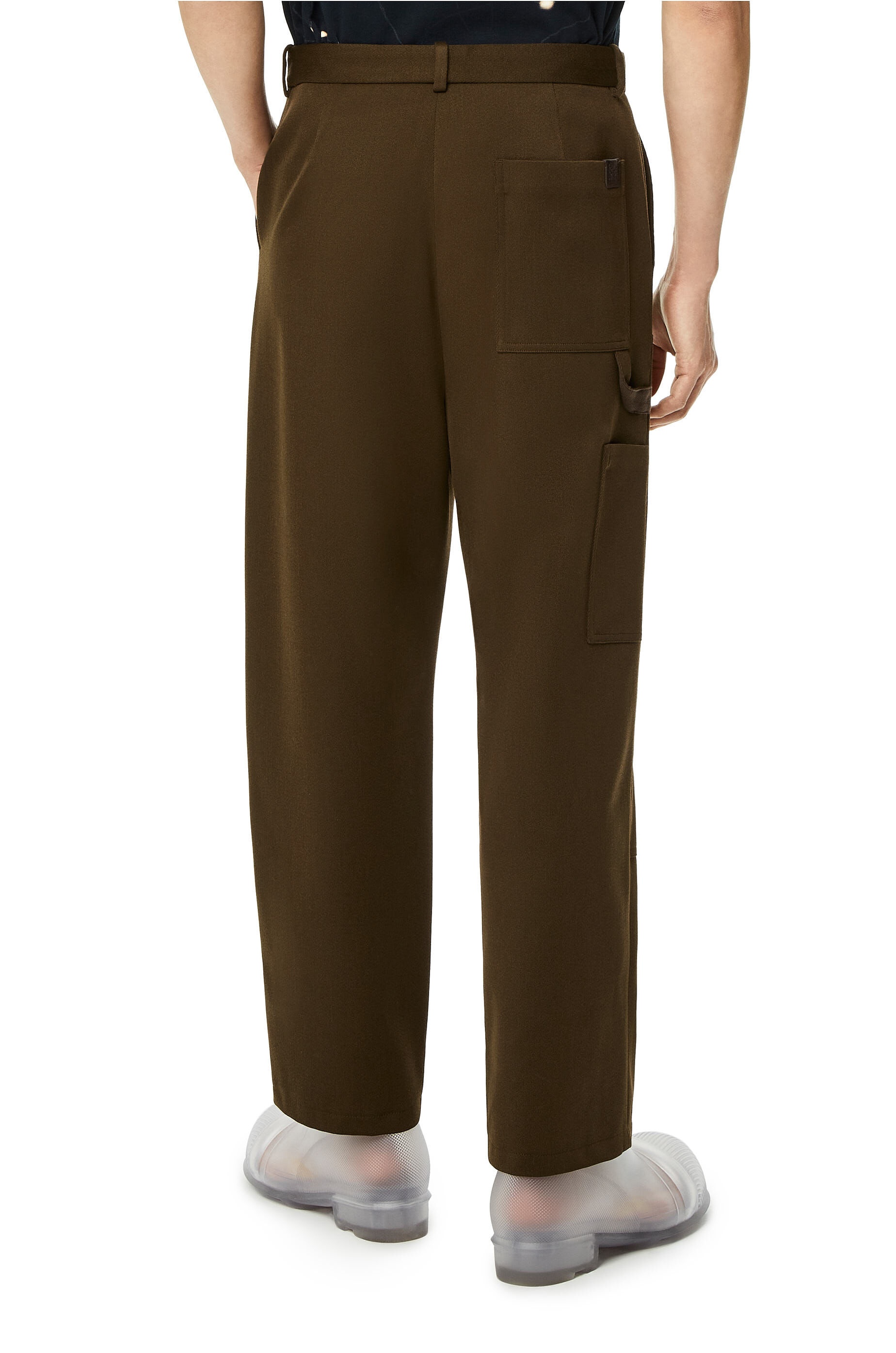 Workwear trousers in wool - 4