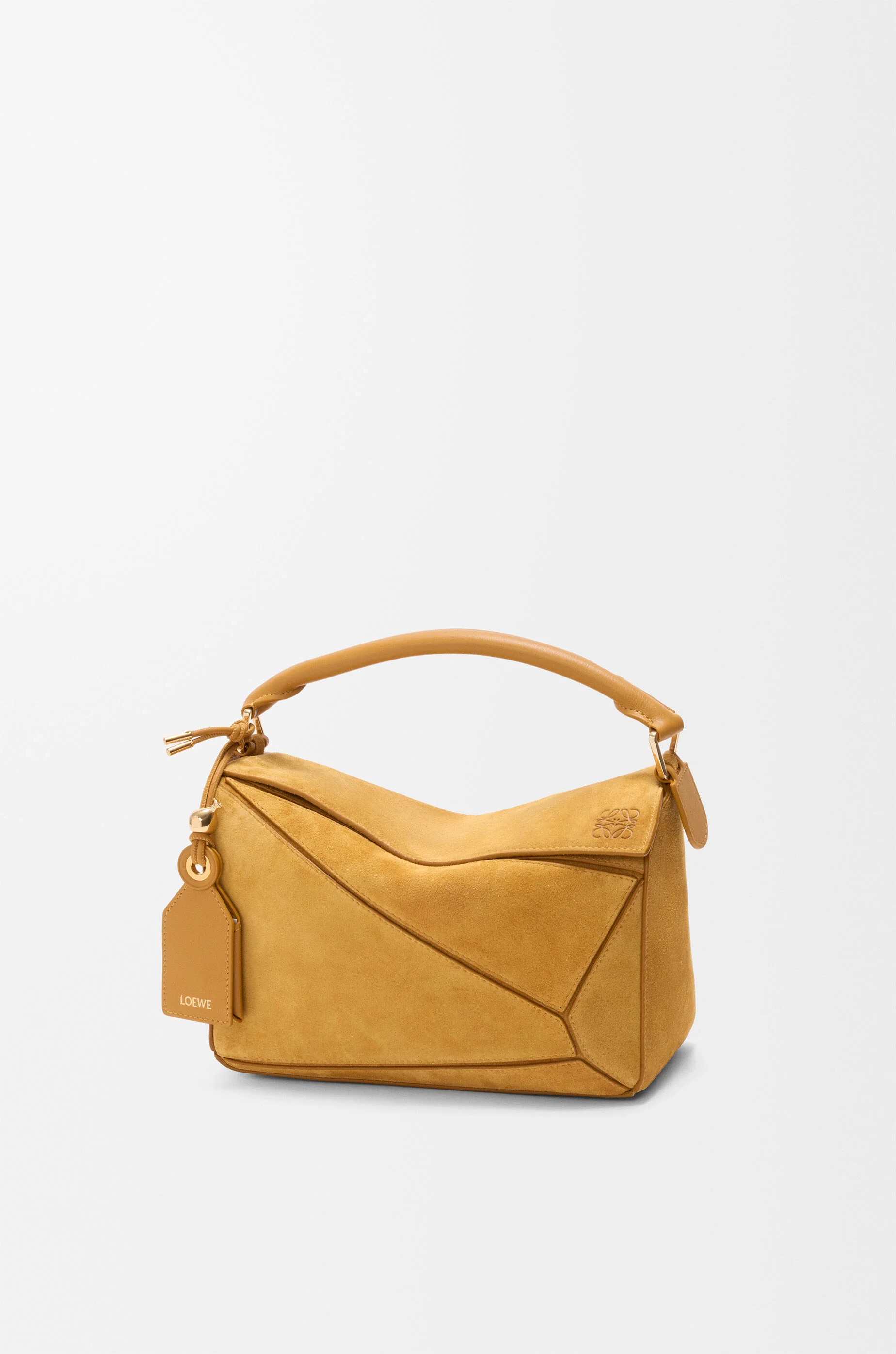 Small Featherlight Puzzle bag in suede - 1