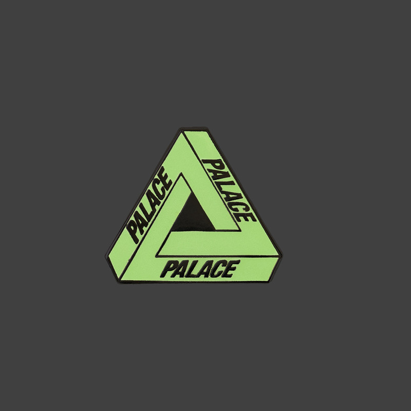 PALACE TRI-FERG GLOW PIN BADGE GLOW IN THE DARK outlook