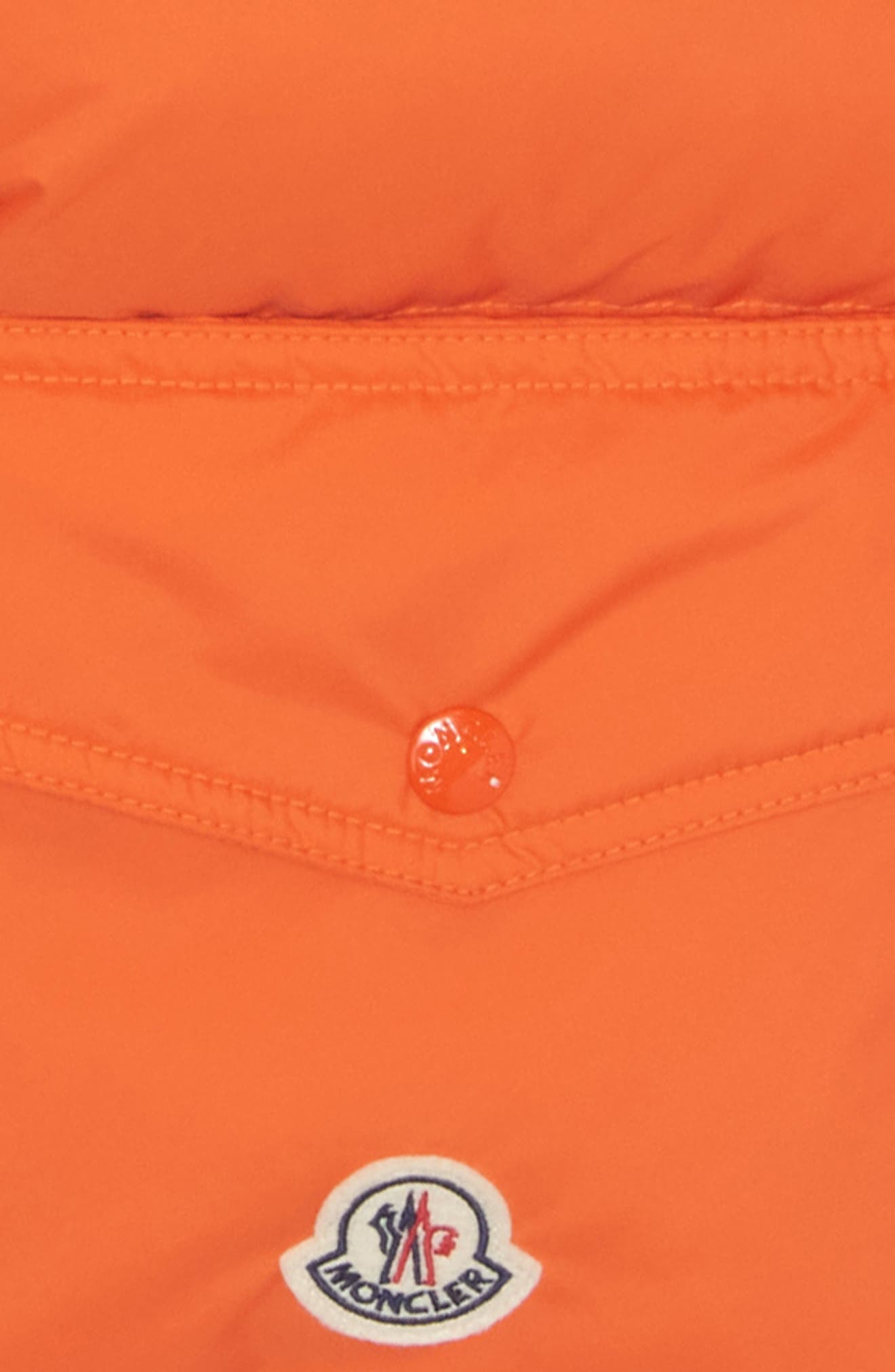 Moncler Down Puffer Scarf in Mandarin Orange at Nordstrom - 5