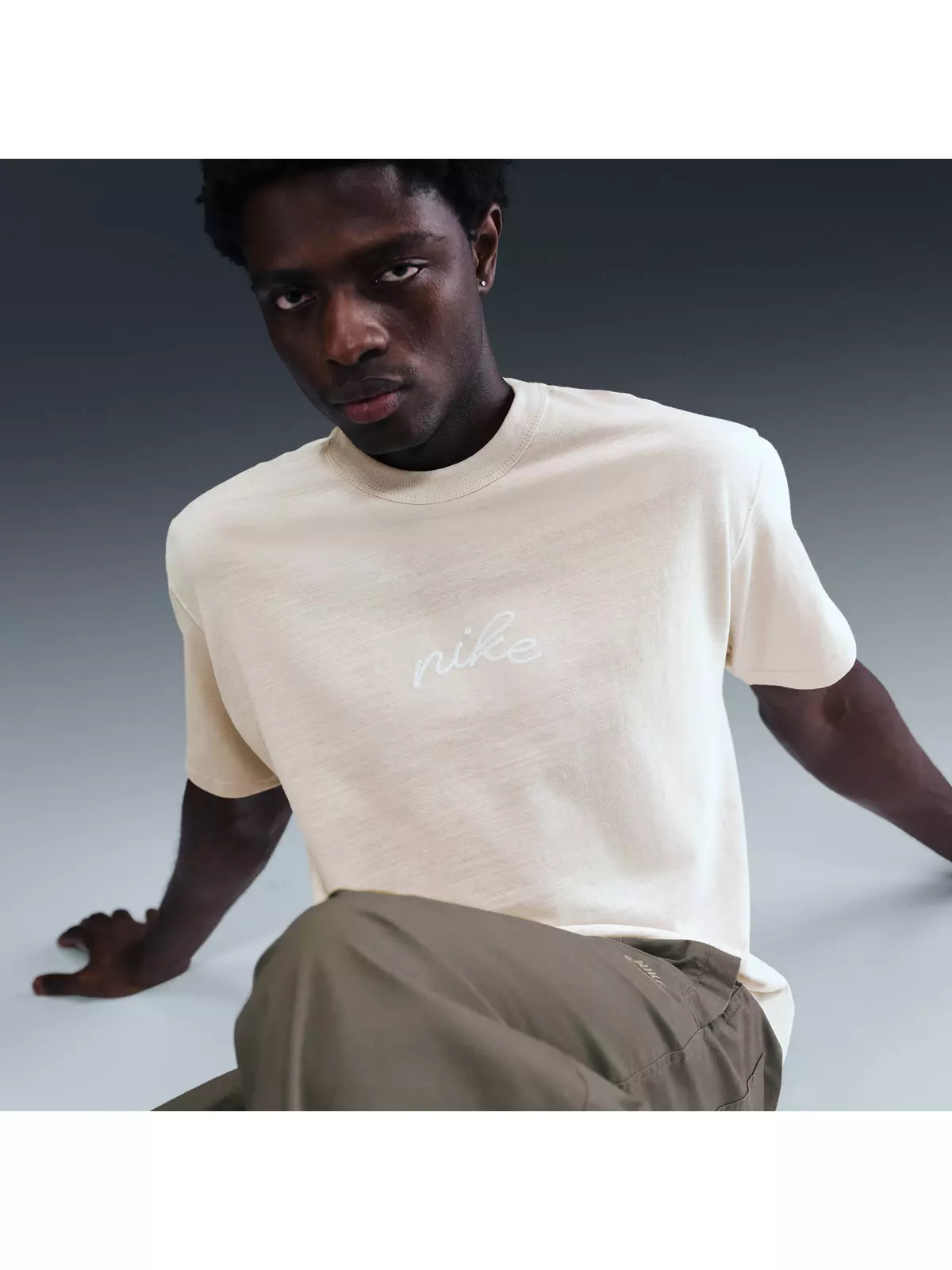 Men's Sportswear Premium Essentials T-Shirt -Lt Bone - 3