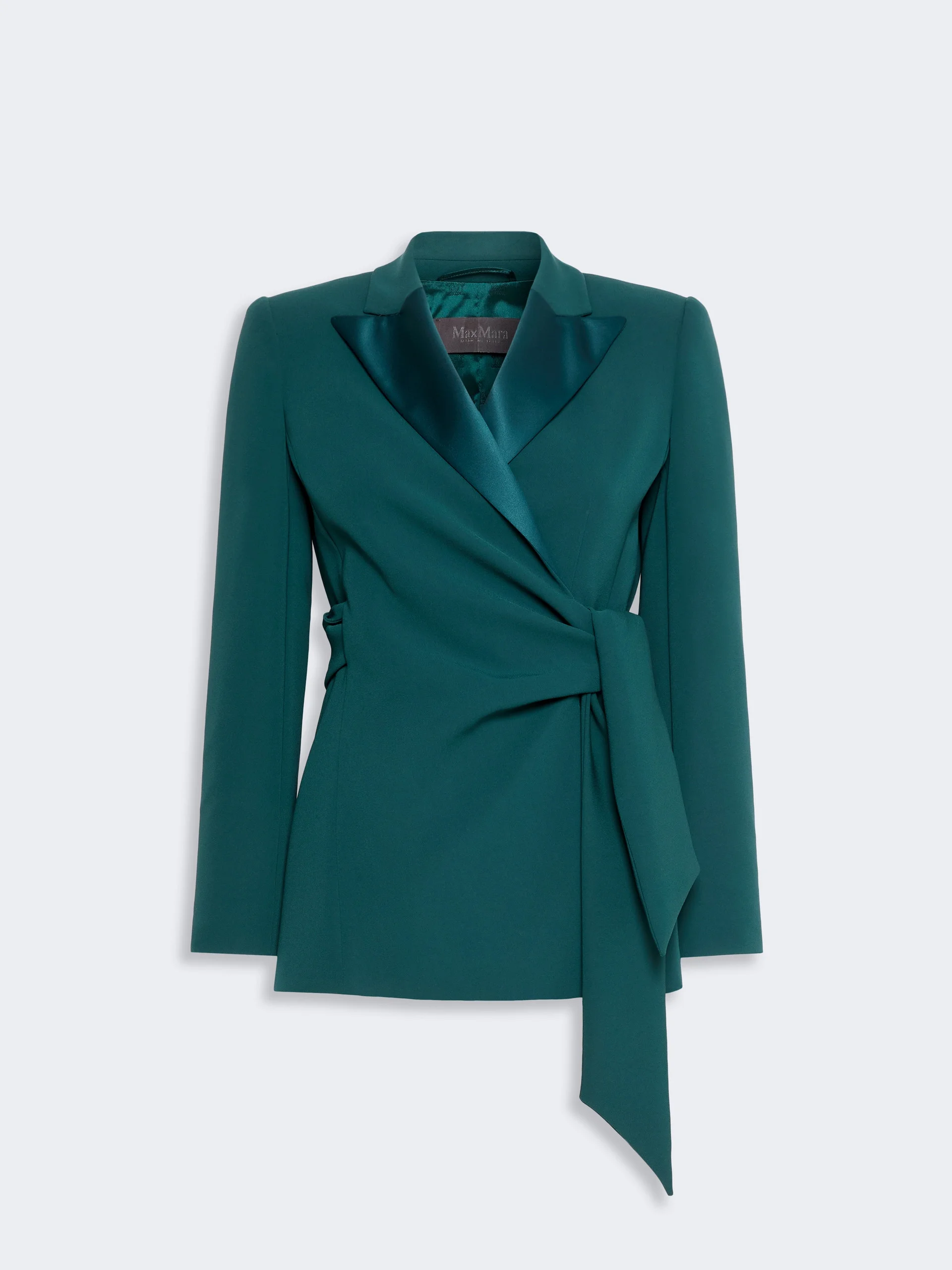 EBANO Cady criss-cross jacket - DARK GREEN - 1