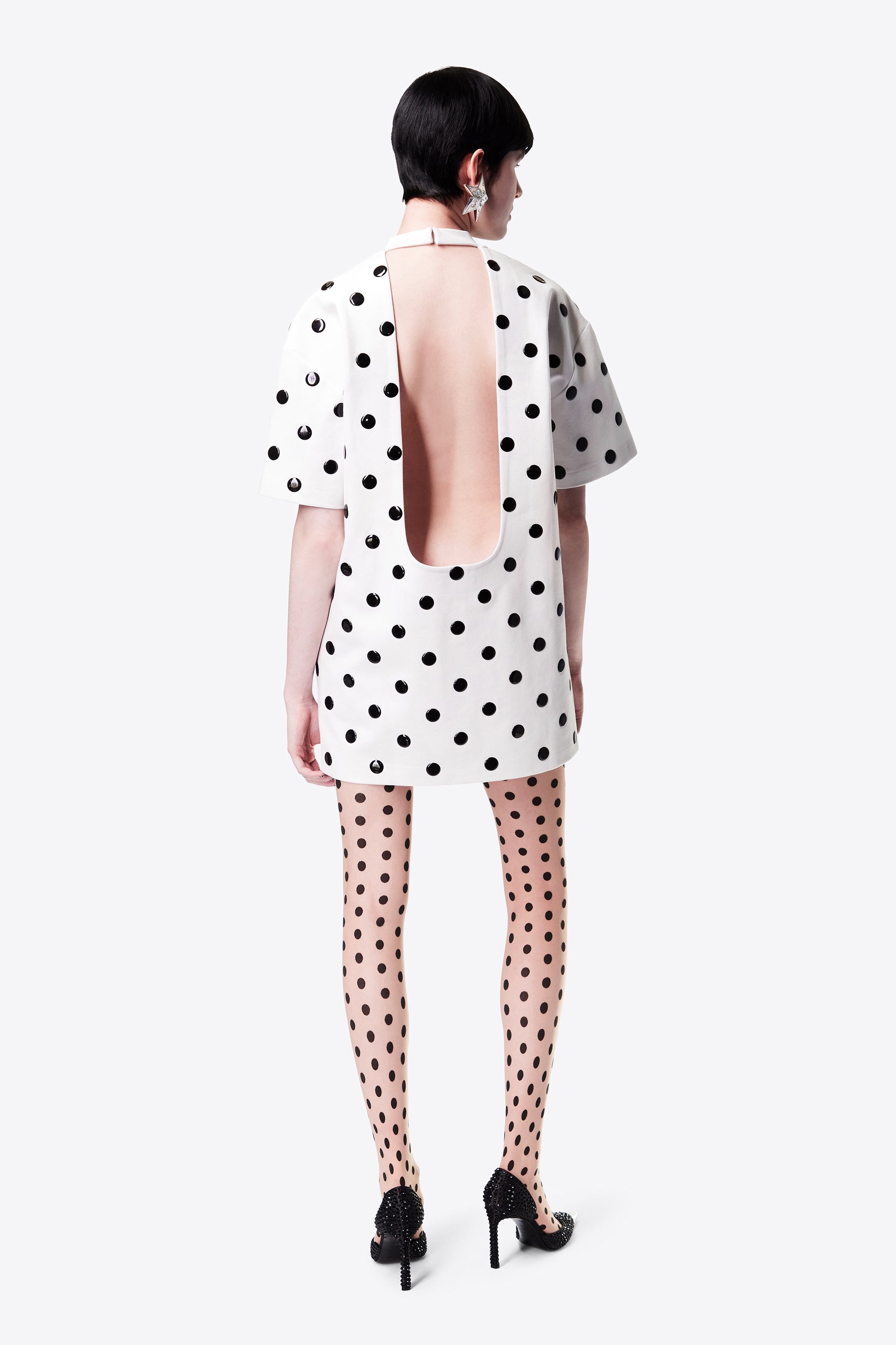 POLKA DOT T-SHIRT DRESS - 5