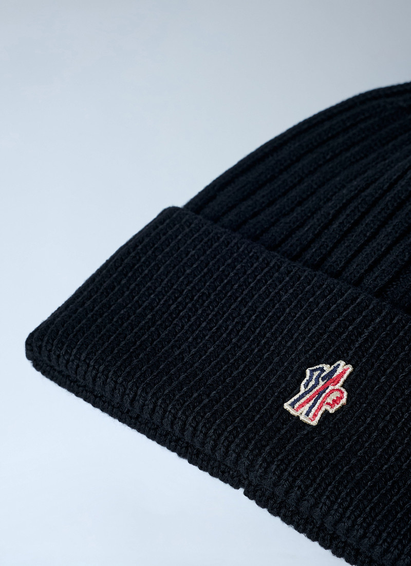 Moncler Grenoble Logo Motif Beanie Hat outlook