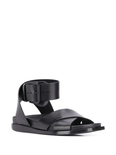 Ann Demeulemeester crossover strap flat sandals outlook