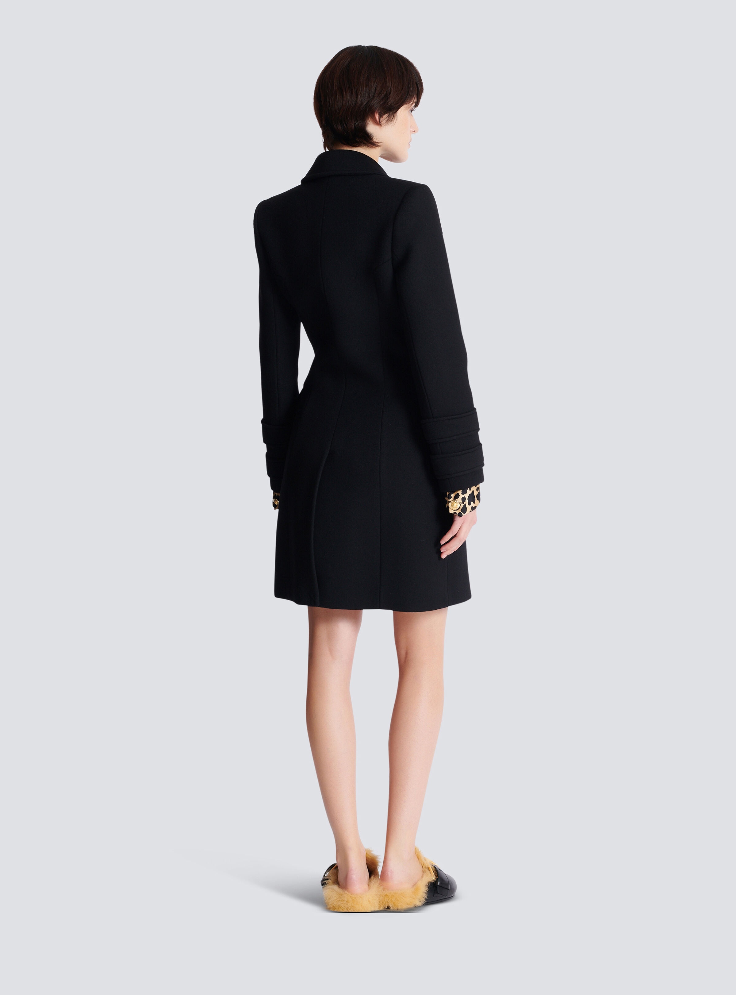 10-button wool and cashmere coat - 4