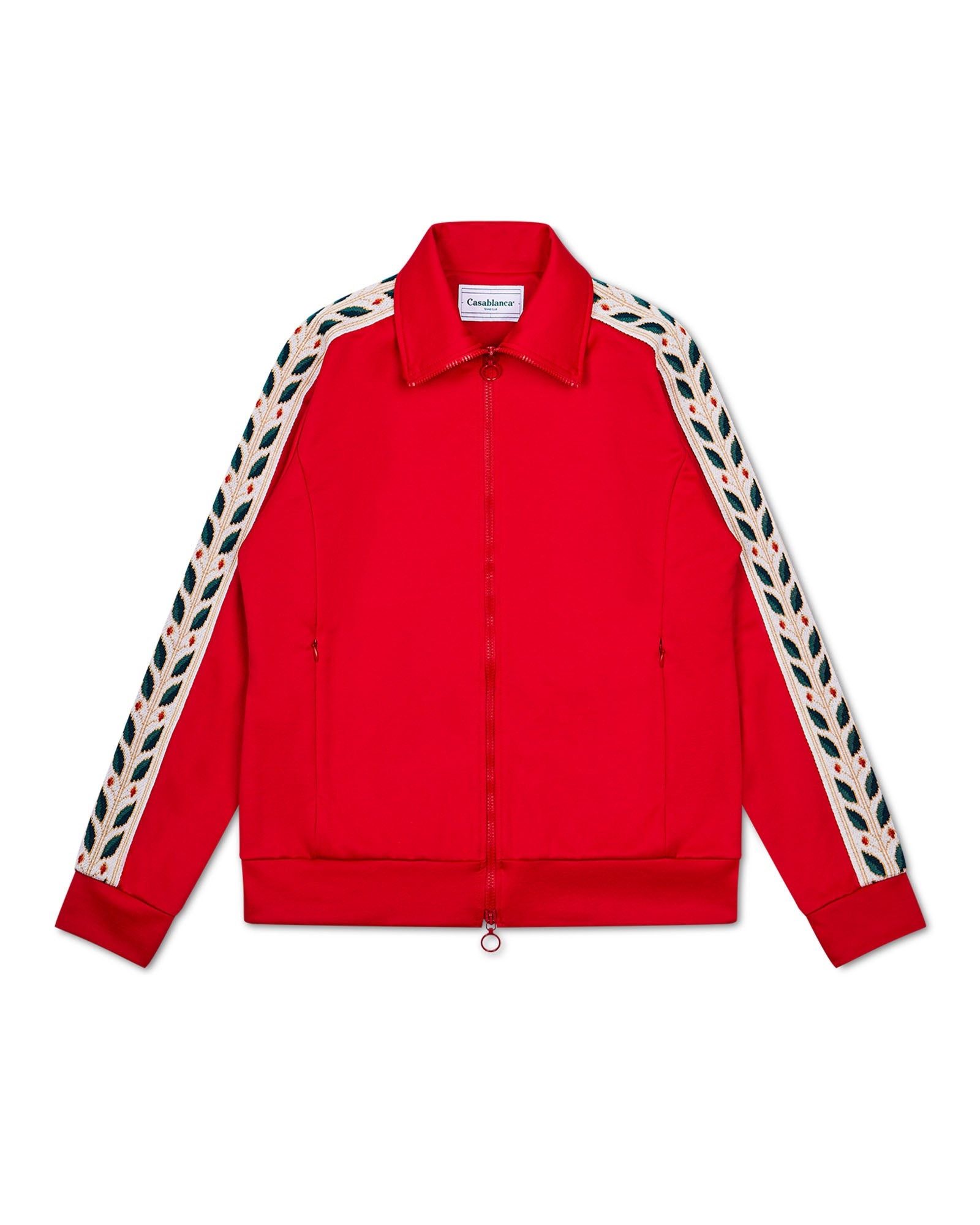 Red Laurel Taped Tracksuit Top - 1