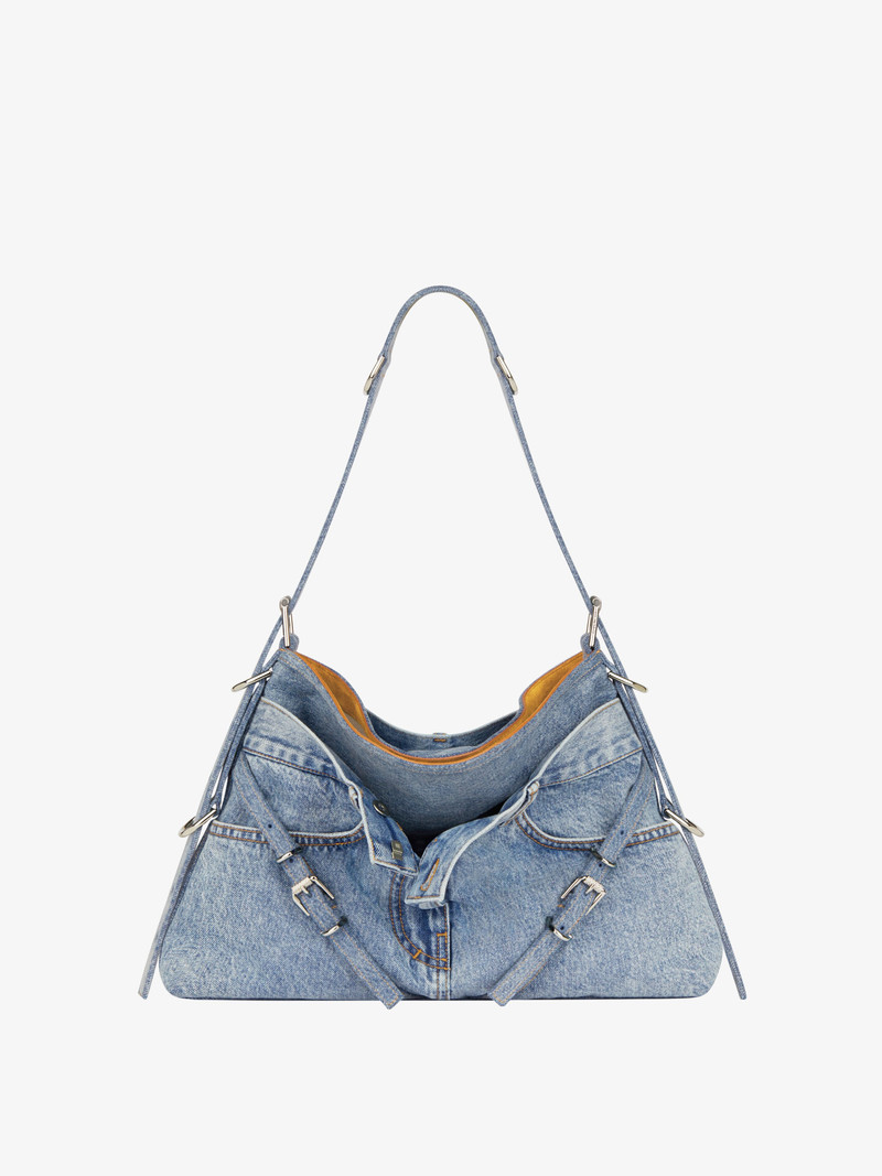 MEDIUM VOYOU BOYFRIEND BAG IN JEANS 1