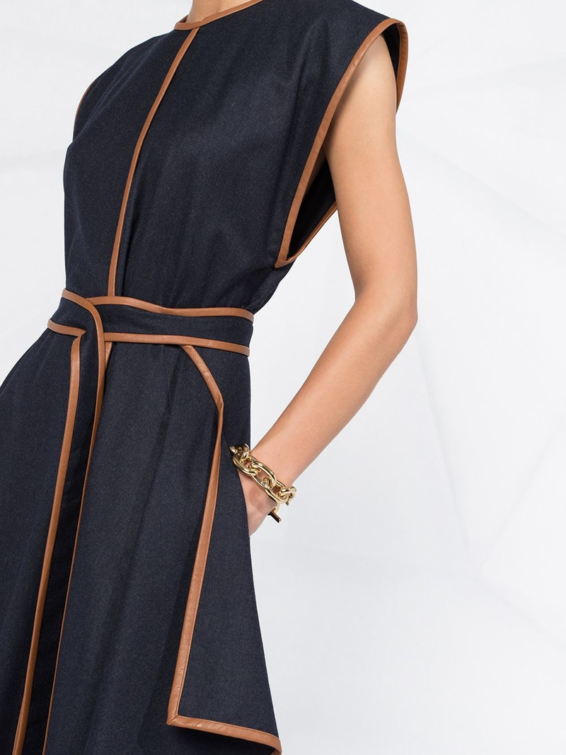 Eloise contrast-trim maxi-dress 5