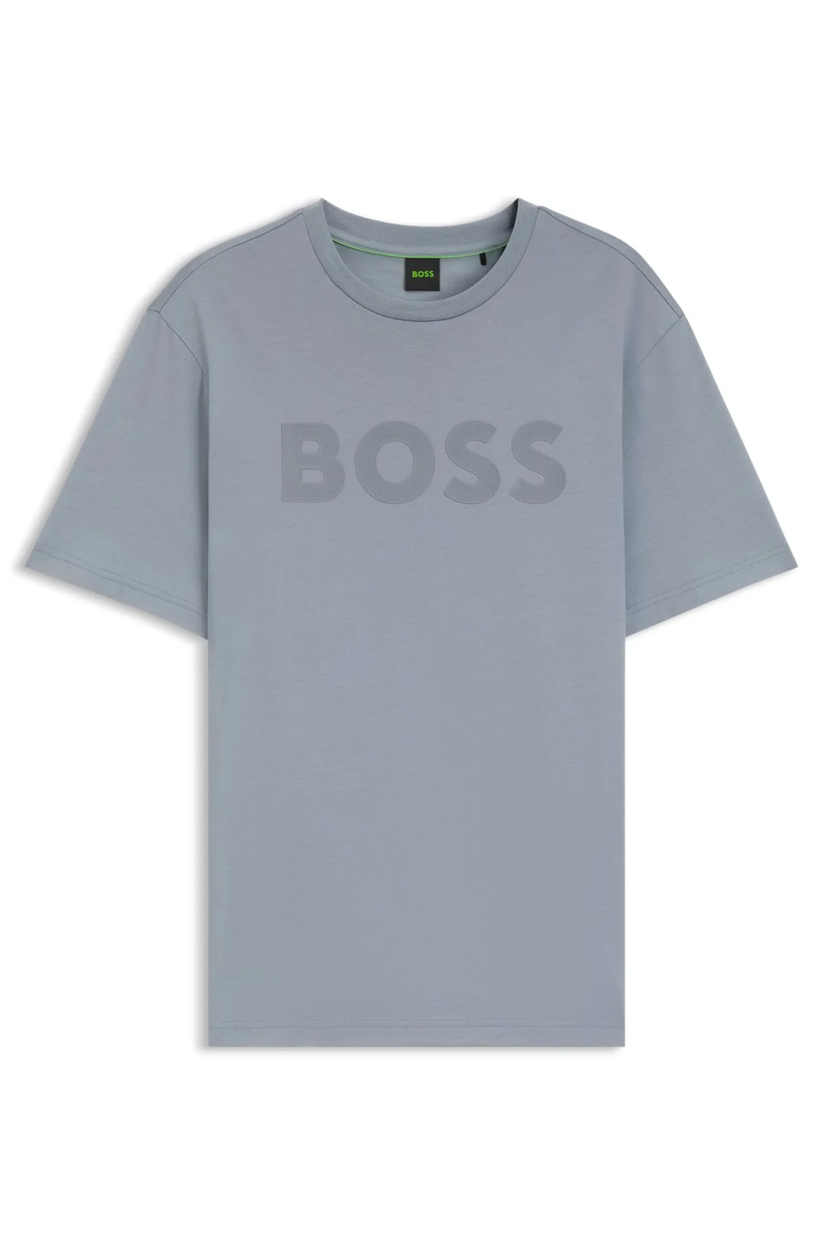COTTON T-SHIRT WITH TONAL LOGO - 1