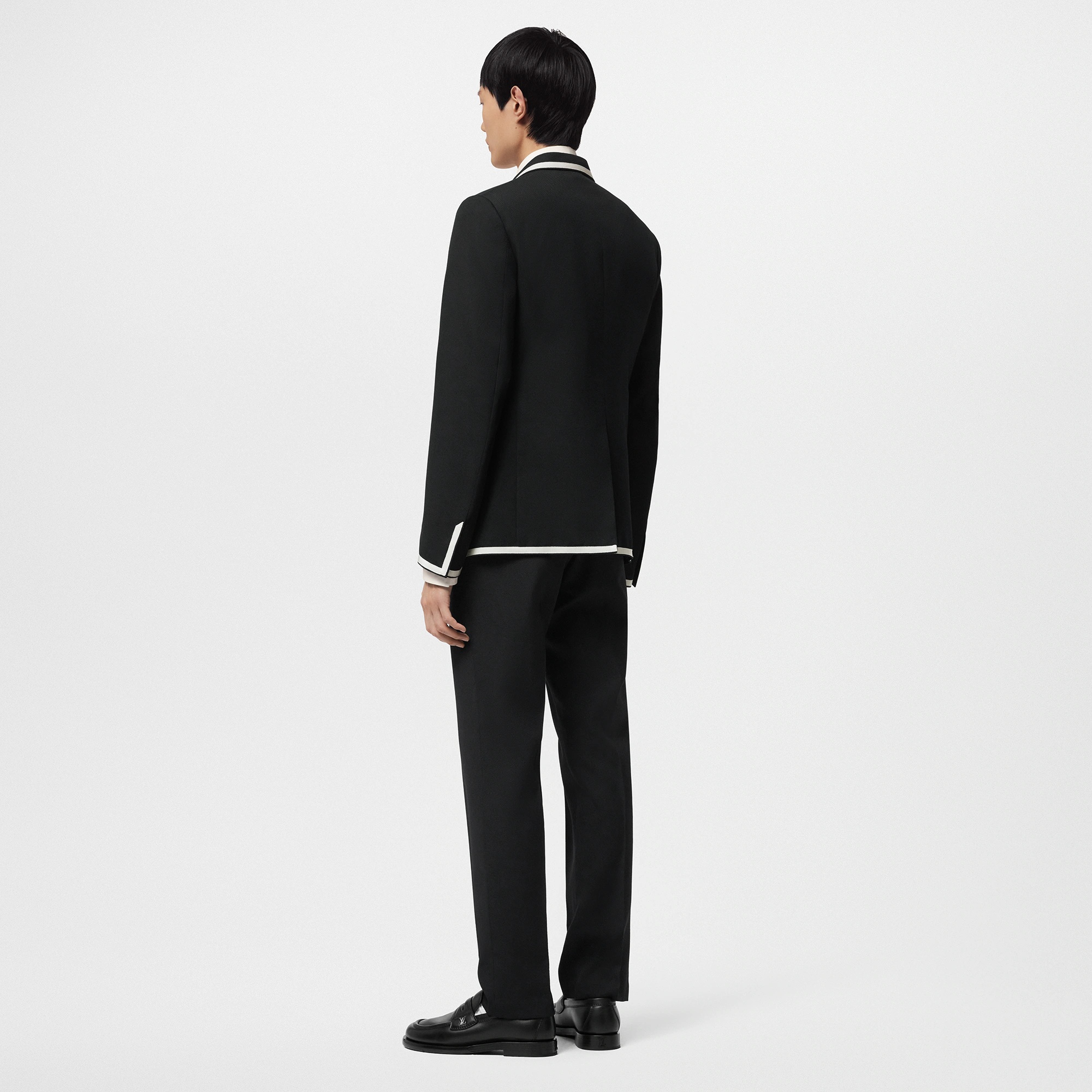 Single-Breasted Wool School Blazer - 3