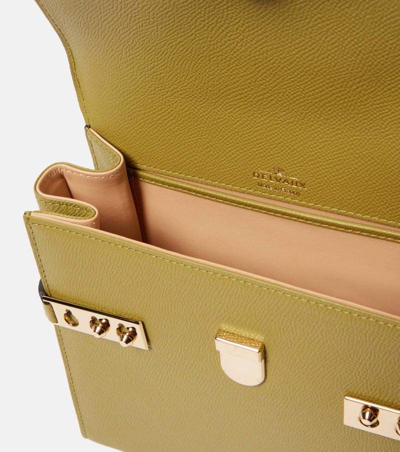 DELVAUX Tempête PM leather tote bag outlook