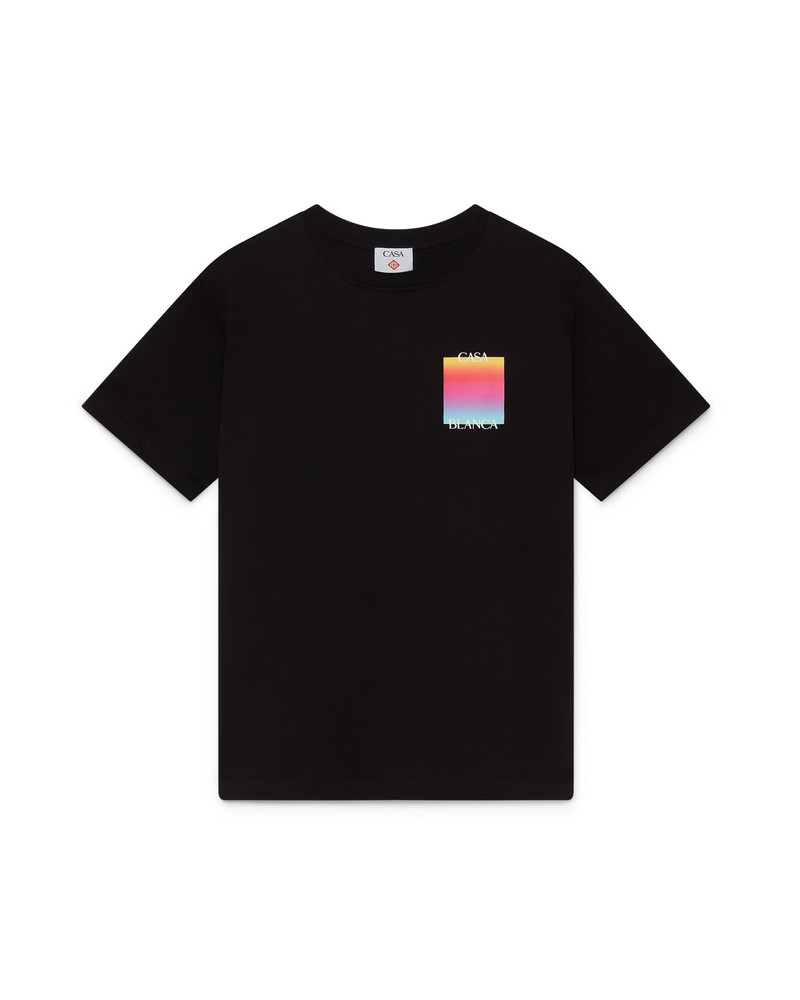 Gradient Square Logo Short Sleeve T-shirt 6