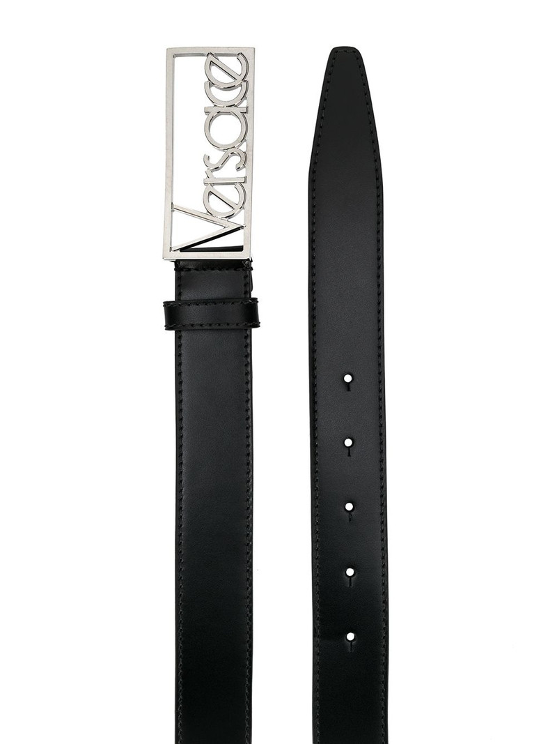 VERSACE logo buckle belt outlook