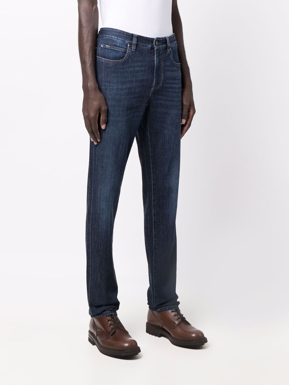 straight-leg mid-rise jeans - 3