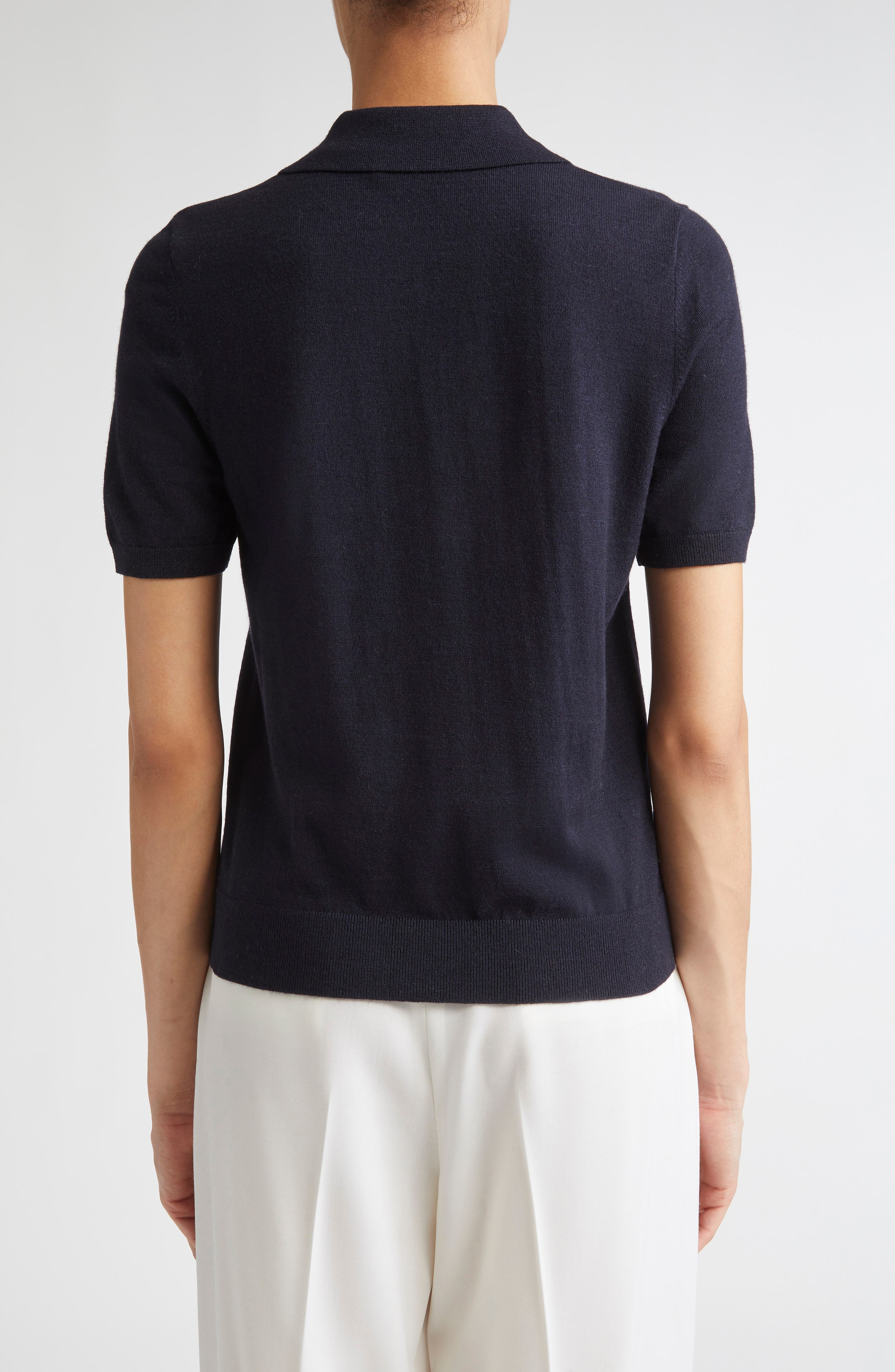 Altuzarra Nemo Merino Wool Blend Cardigan in Navy at Nordstrom - 2