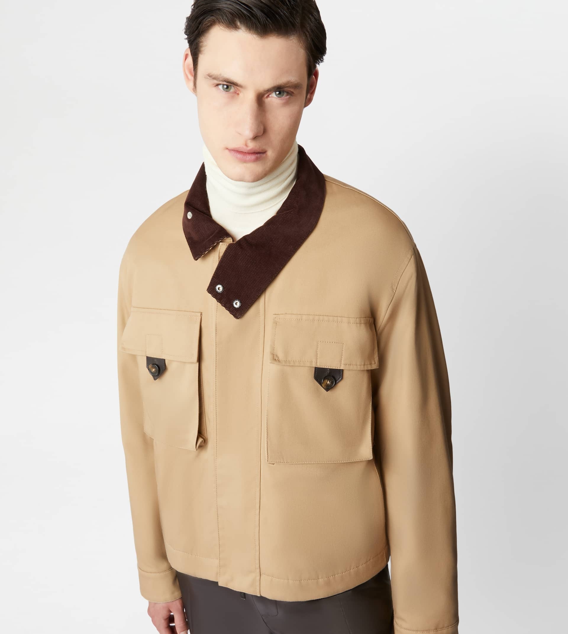 AVIATOR JACKET - BEIGE - 6