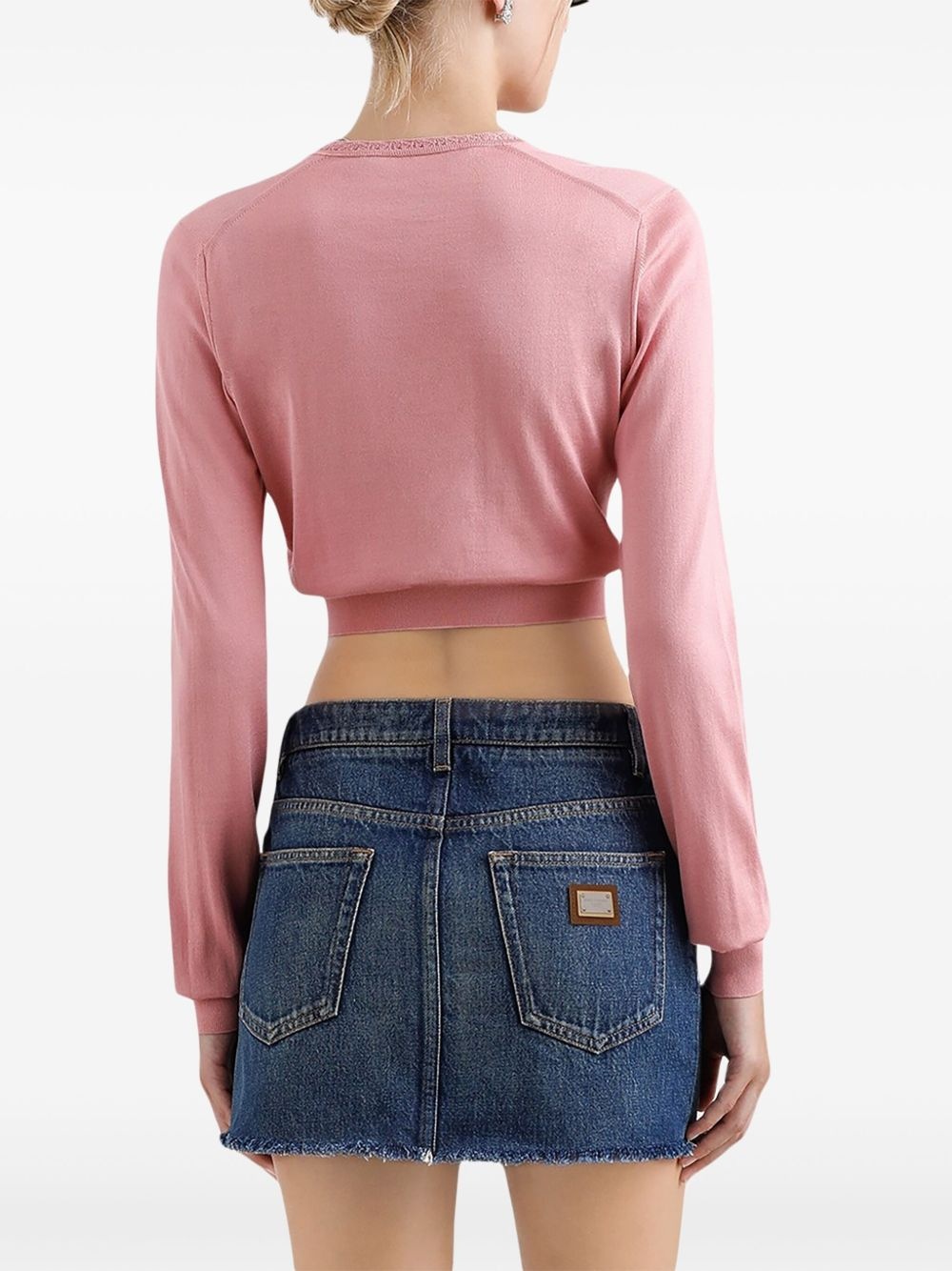 cropped cardigan - 3