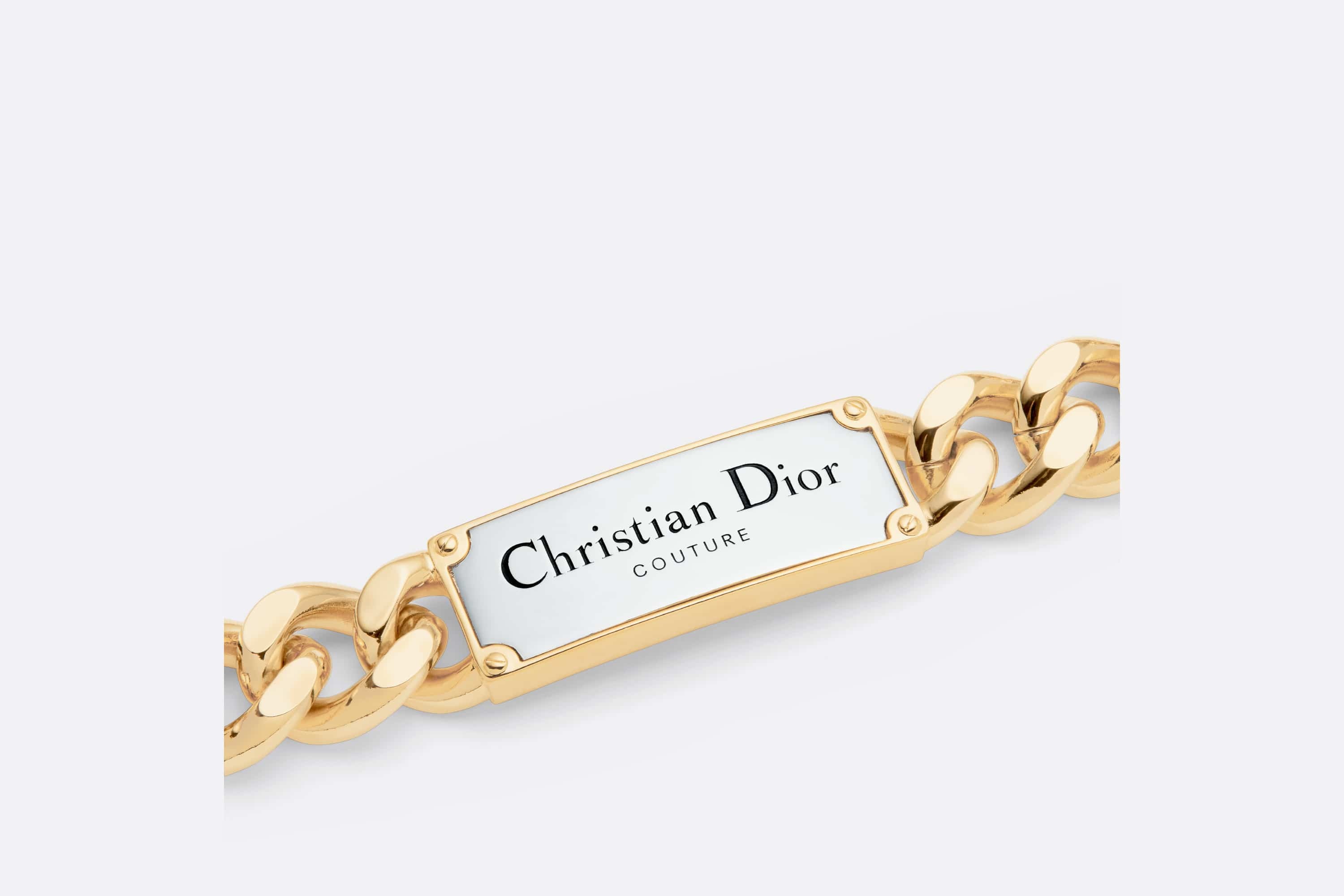 Christian Dior Couture Chain Link Necklace - 3