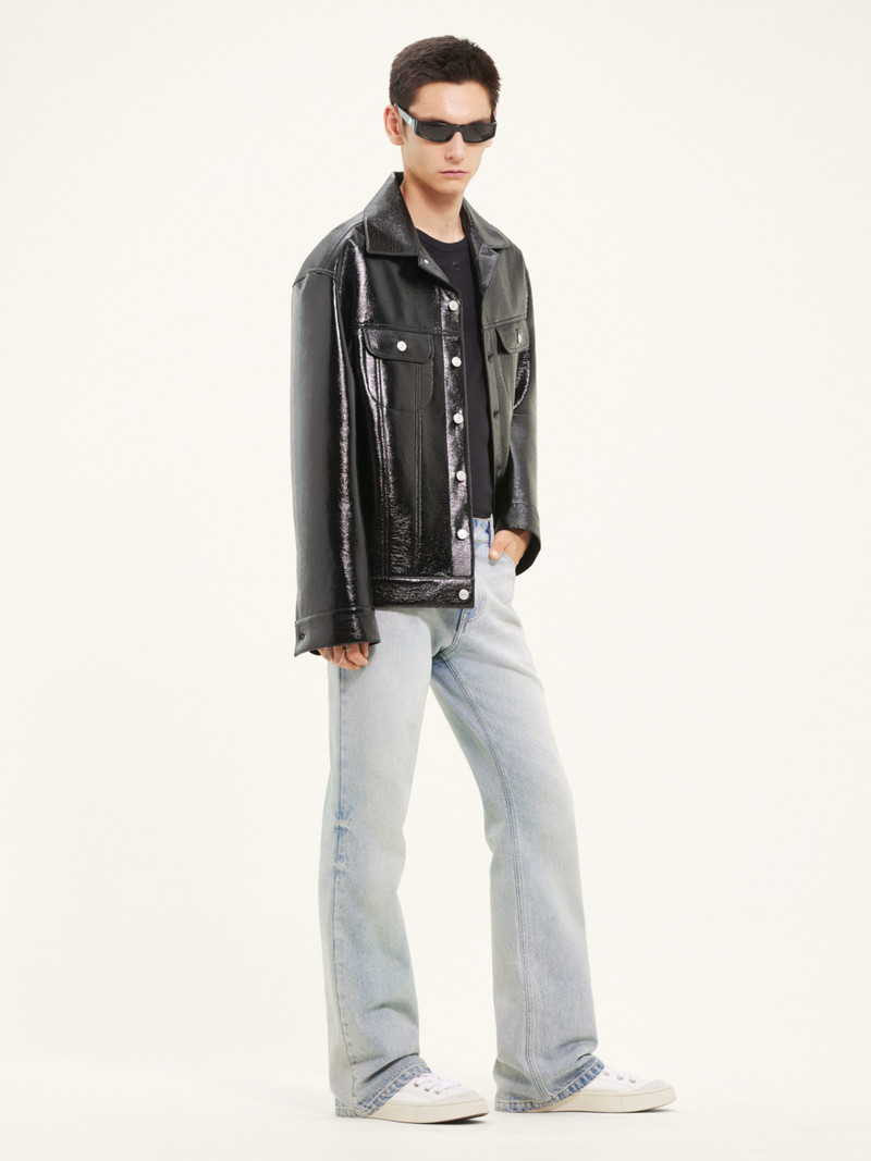 COCOON VINYL TRUCKER JACKET 3