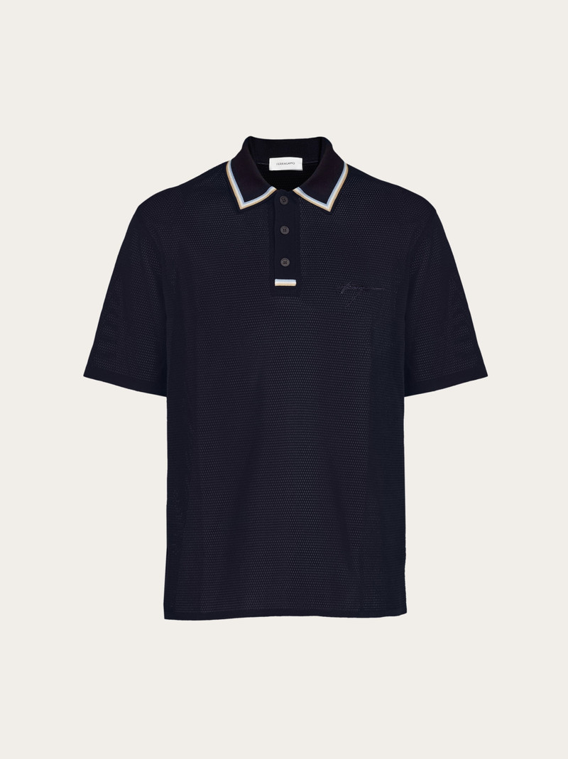 Short sleeved polo shirt 1