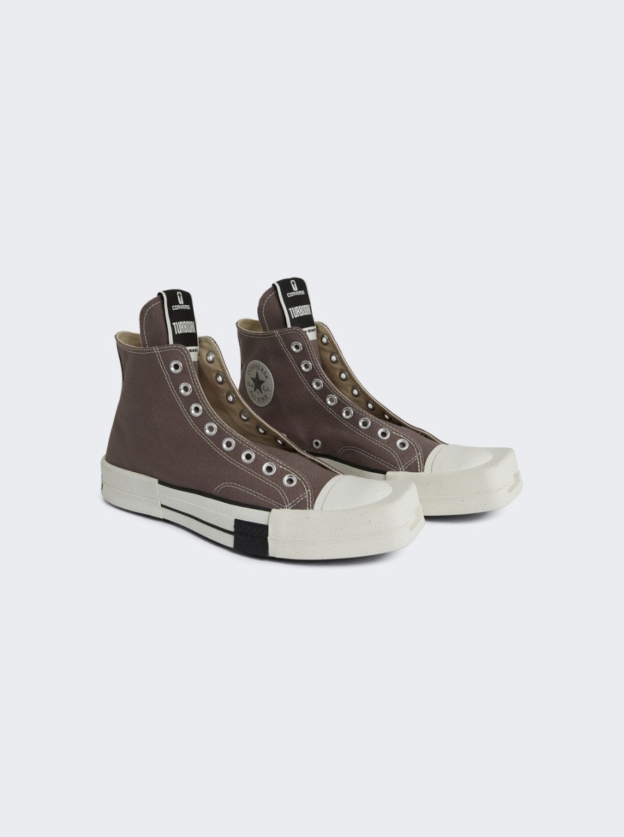 X Converse Turbodrk Laceless Hi Sneaker Dust - 4