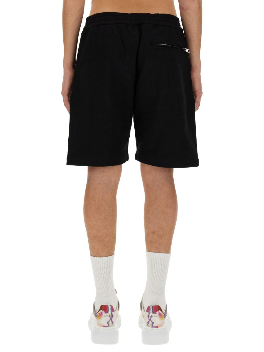 Alexander Mcqueen Men Bermuda With Logo - 3