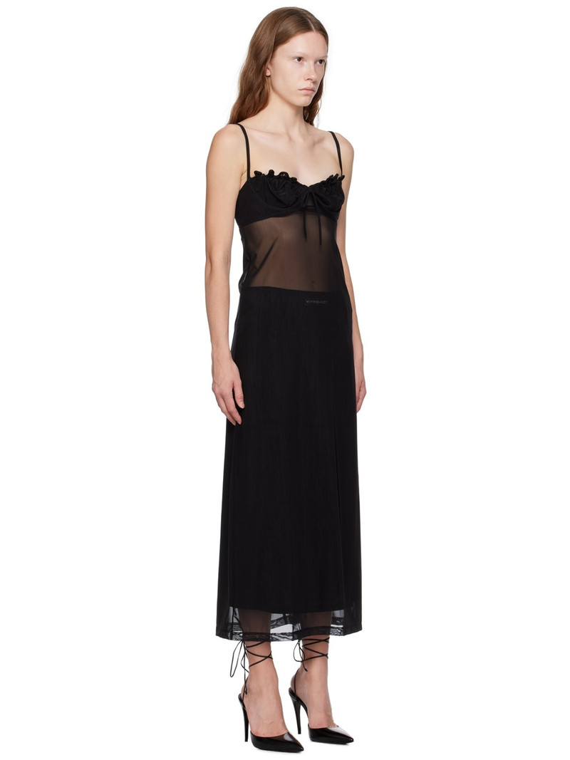 Black Wire Brasier Midi Dress 2
