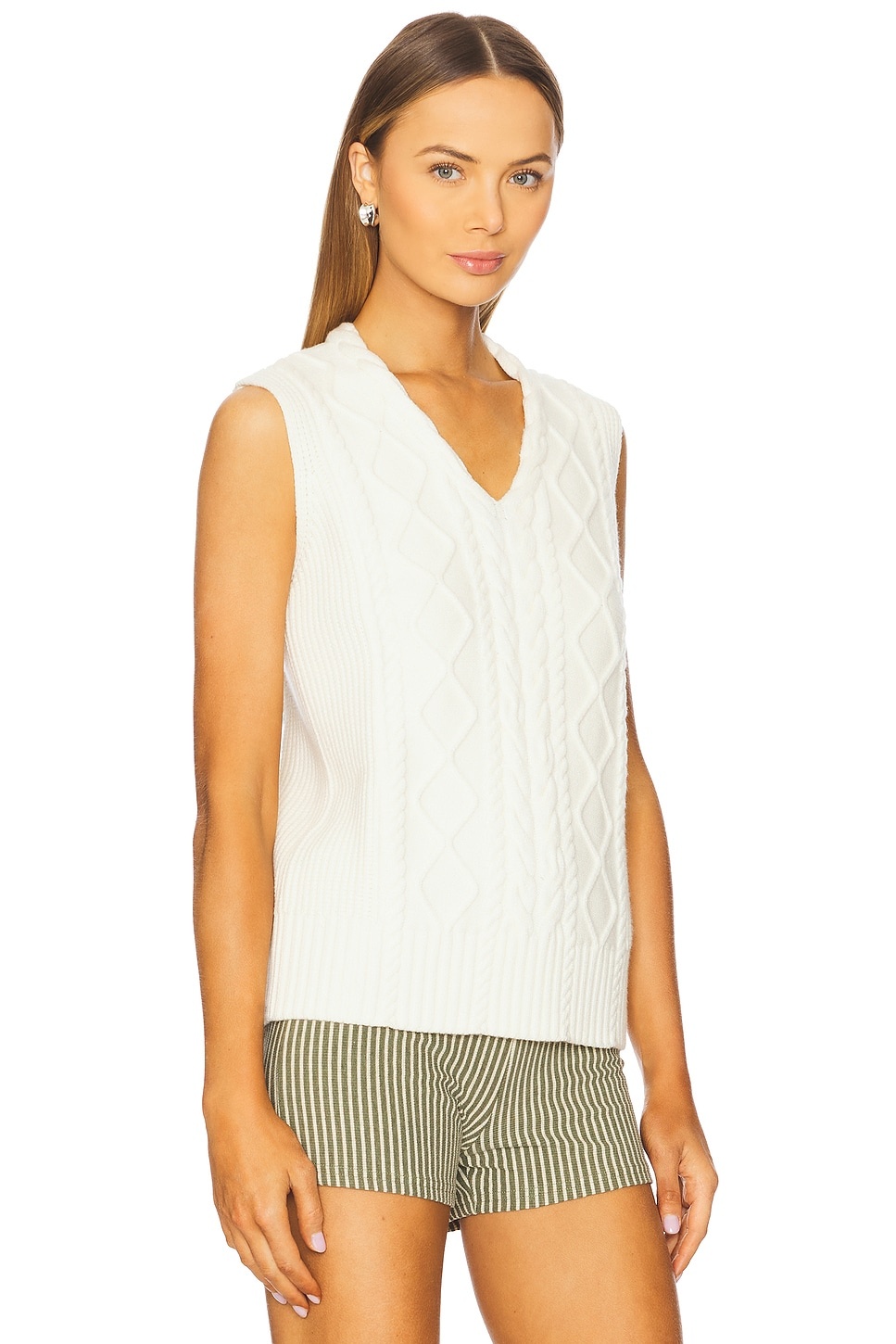 Kay Cable Knit Vest - 2