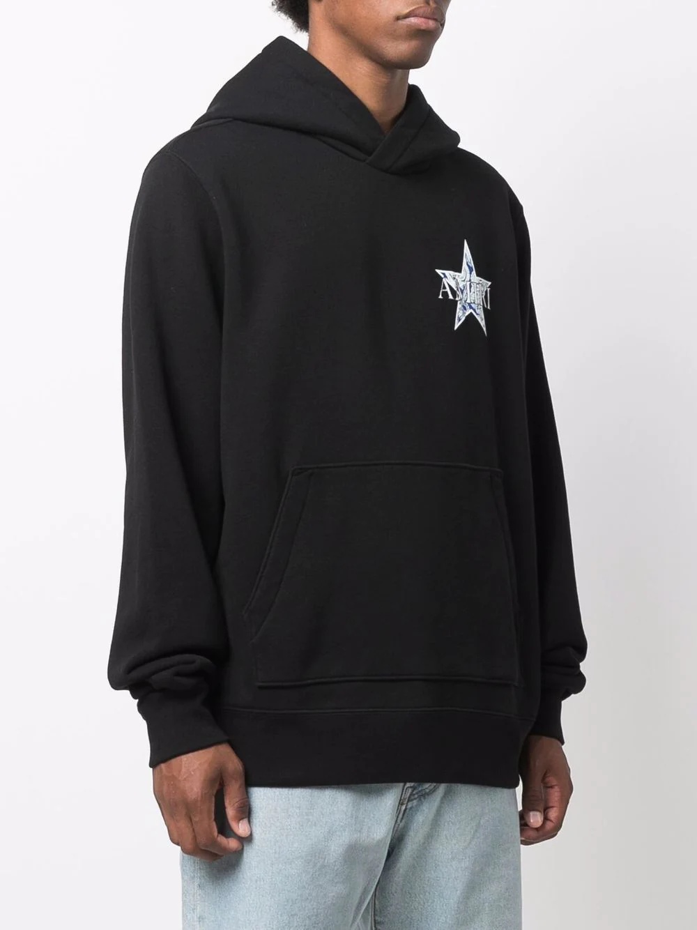 star logo print hoodie - 4