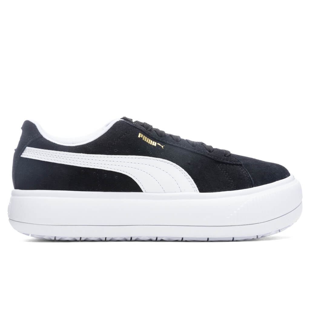 PUMA WOMEN'S SUEDE MAYU - BLACK/WHITE - 1