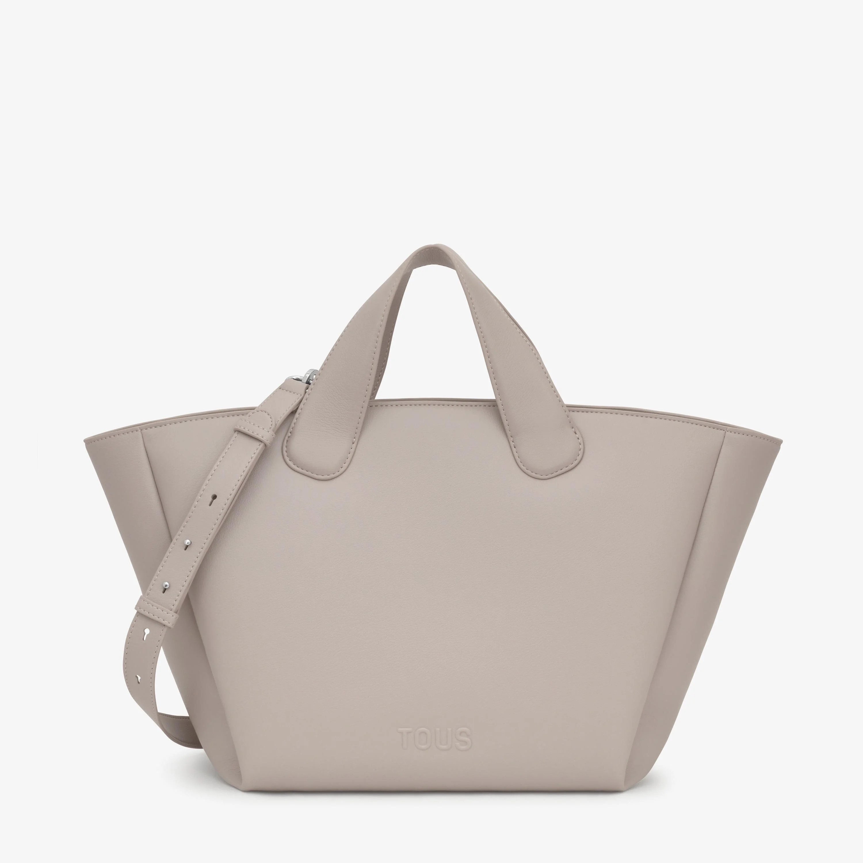 Large taupe Tote bag TOUS Bloom - 1