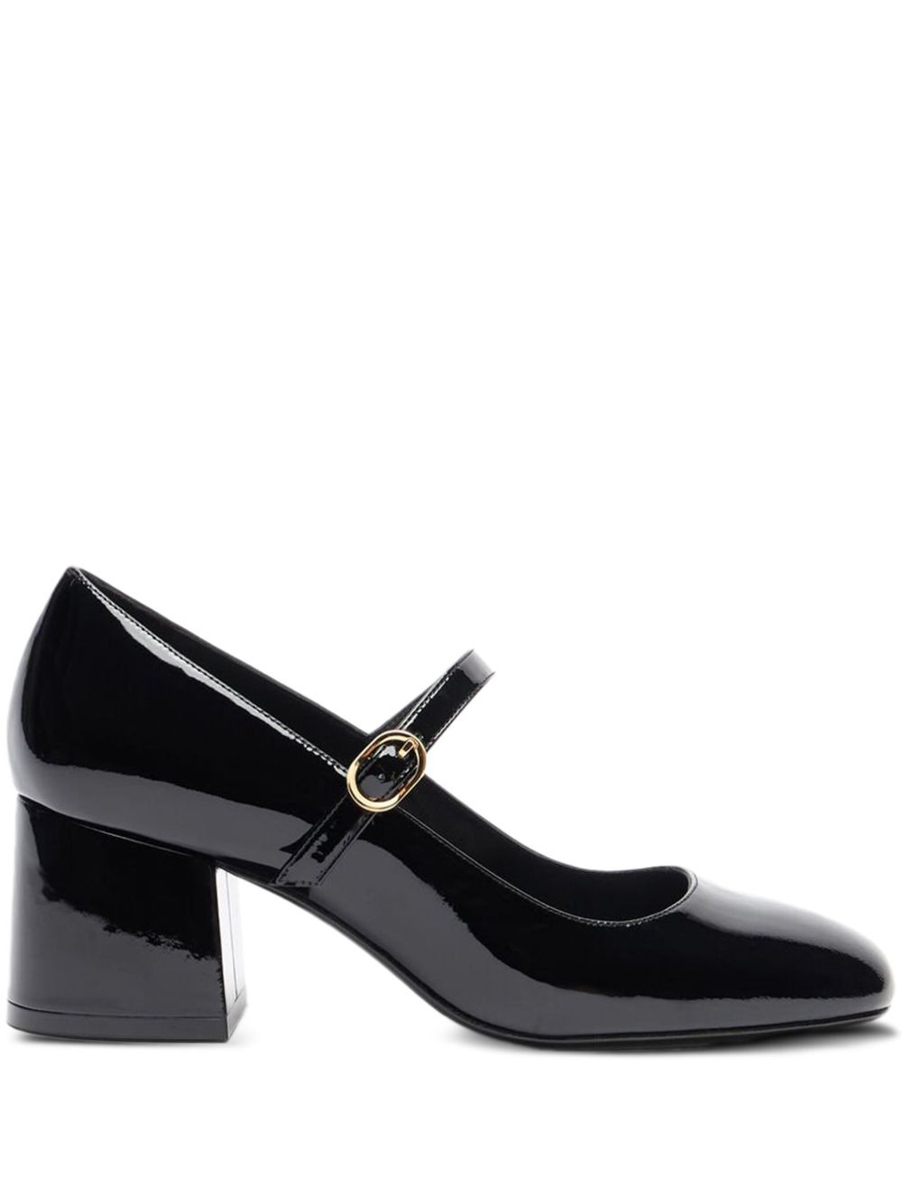 patent leather buckle pumps - 1