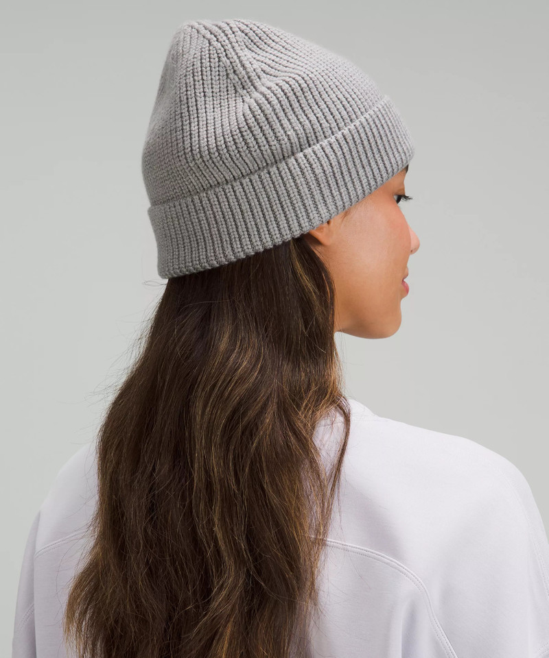 Close-Fit Wool-Blend Ribbed Knit Beanie 6