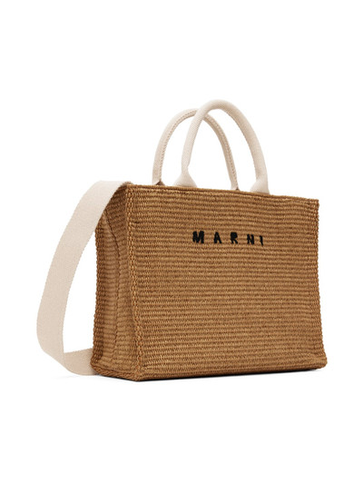 Marni Tan Small East West Tote outlook