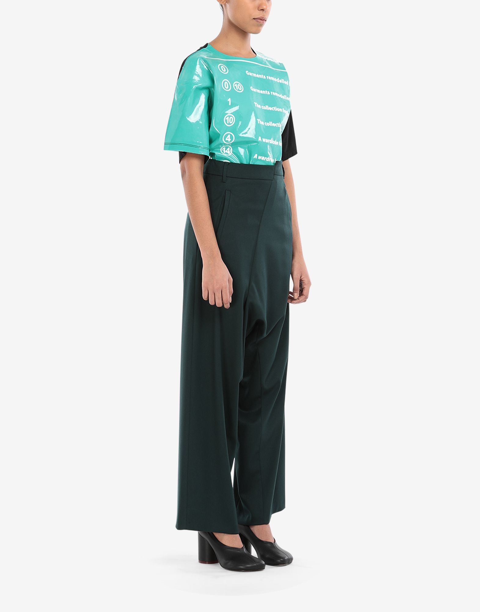 Asymmetrical hem trousers - 3