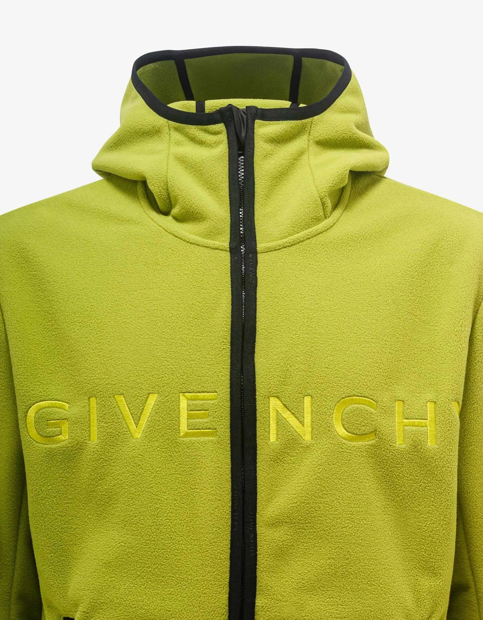 Givenchy Citrus Green Fleece Jacket - 4