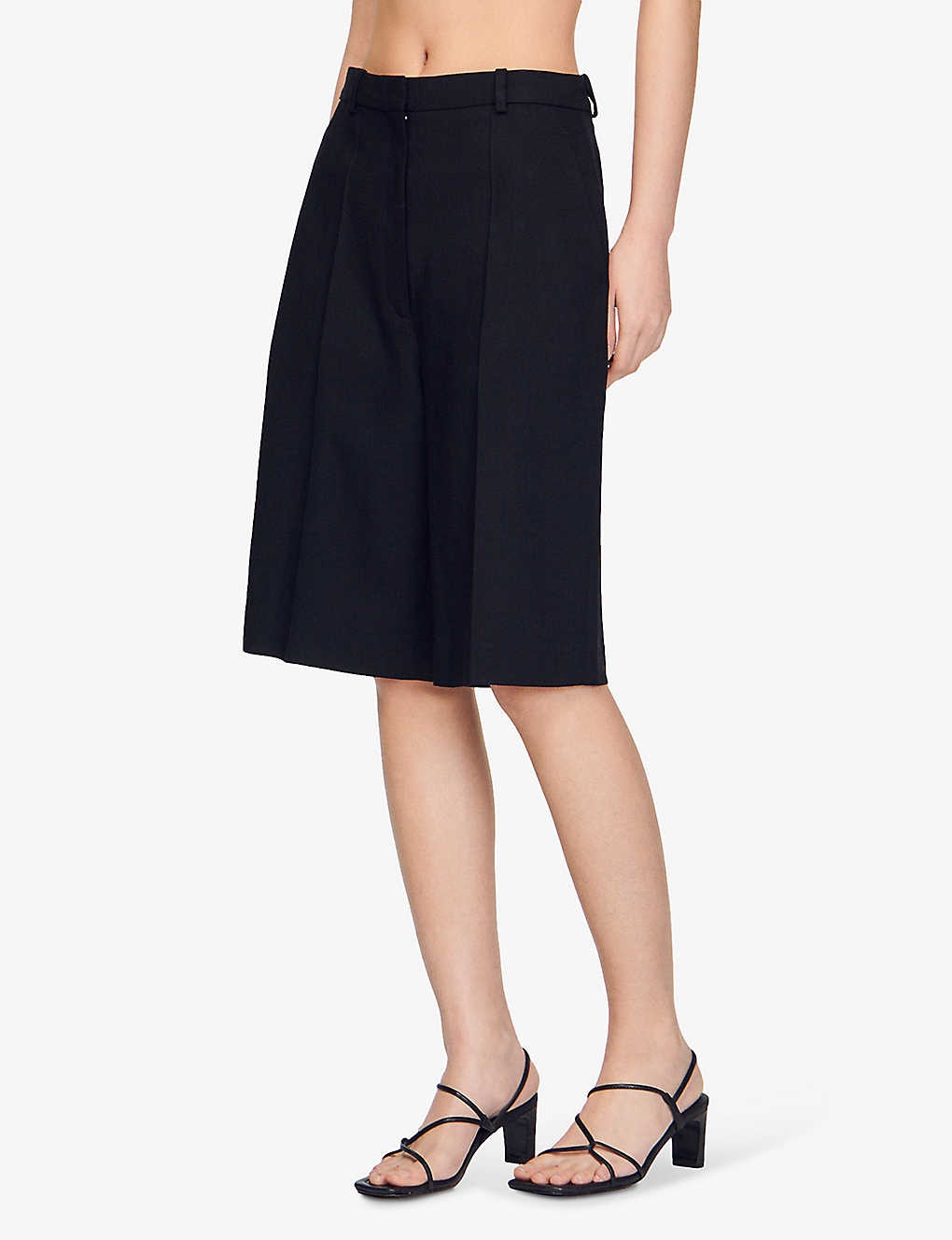 Jerry straight-leg mid-rise stretch-woven bermuda shorts - 5