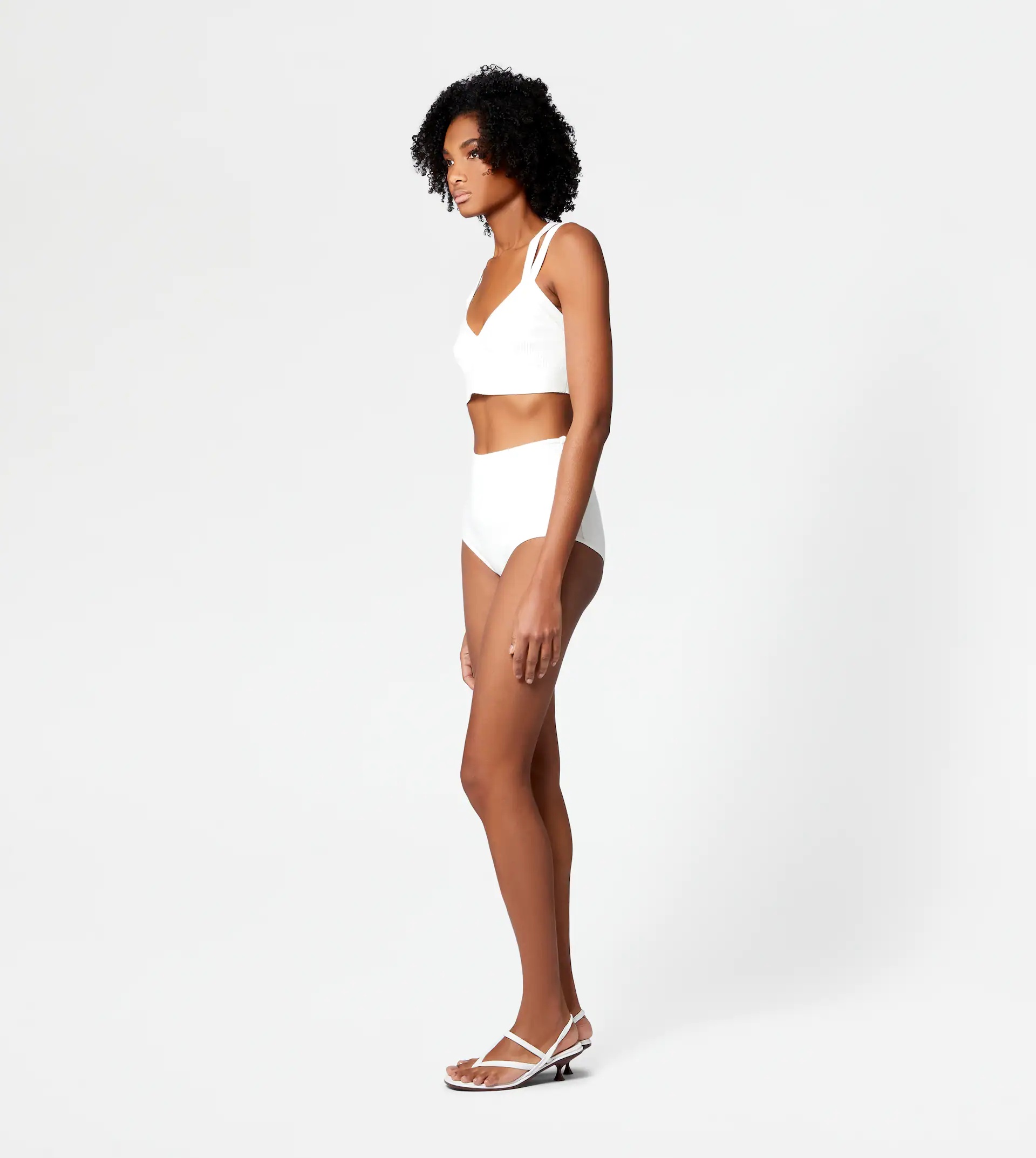 KNITTED FRENCH KNICKERS - OFF WHITE - 3