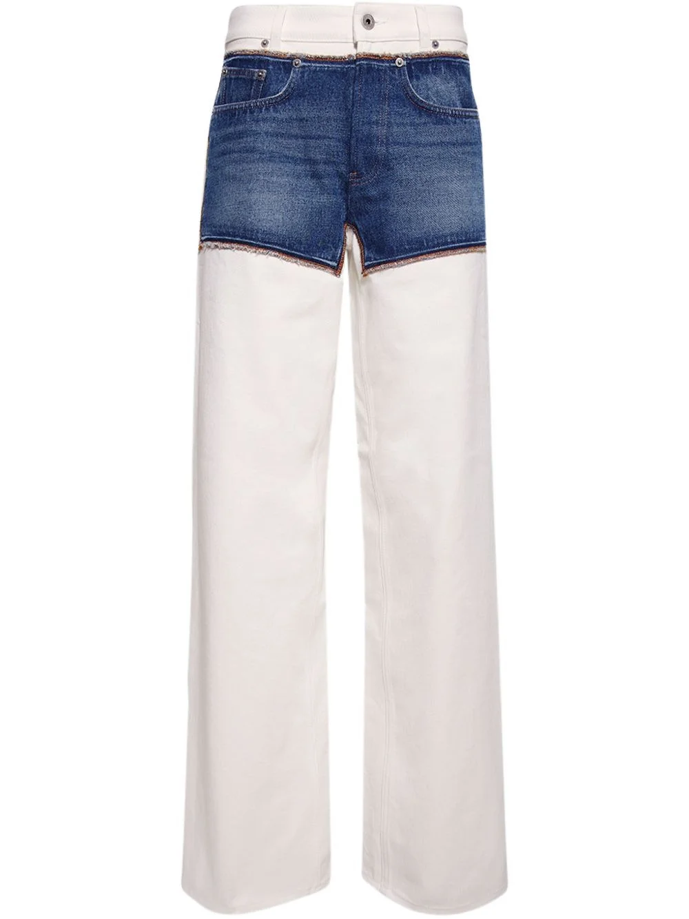 Petit Grand panelled jeans - 1