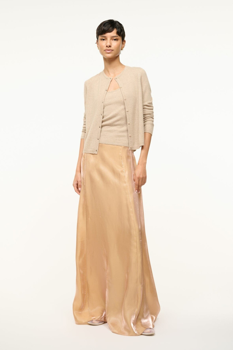 STAUD STAUD VINCENZO SKIRT ROSE GOLD outlook