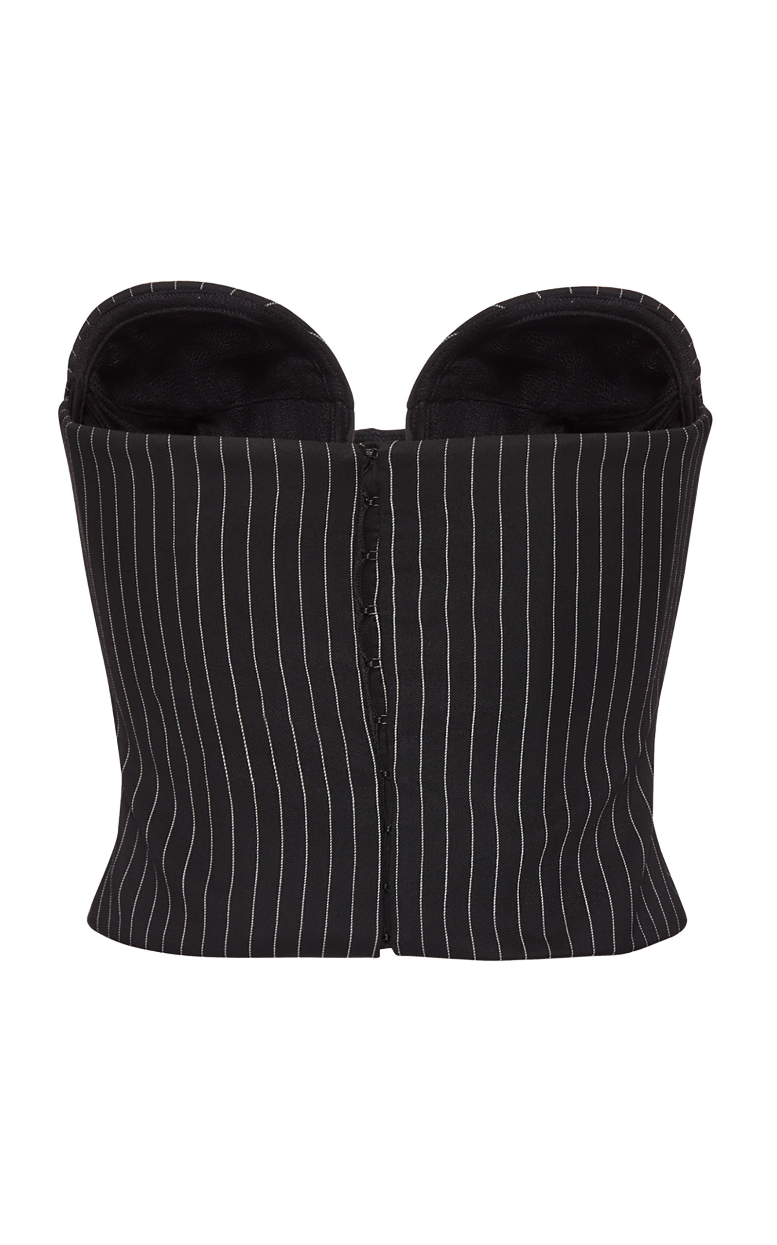 Wool-Blend Corset Top stripe - 3