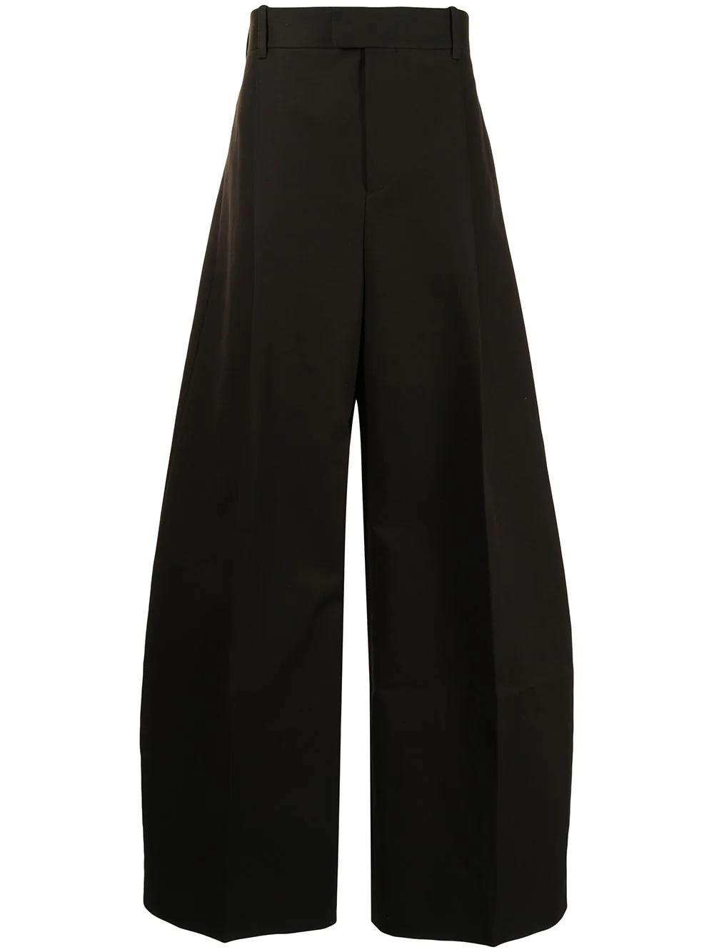 triangle detail wide-leg trousers - 1