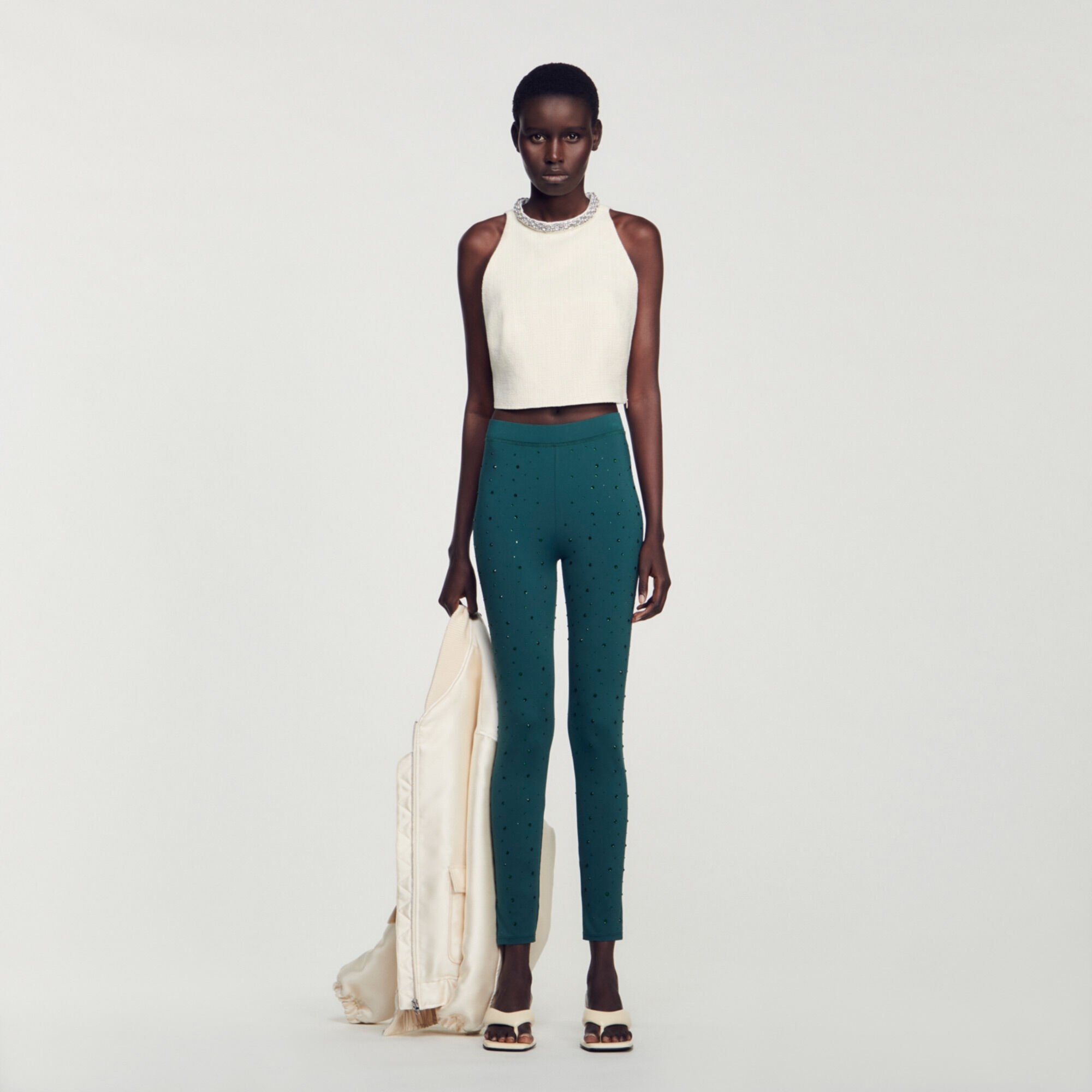 RHINESTONE LEGGINGS - 2